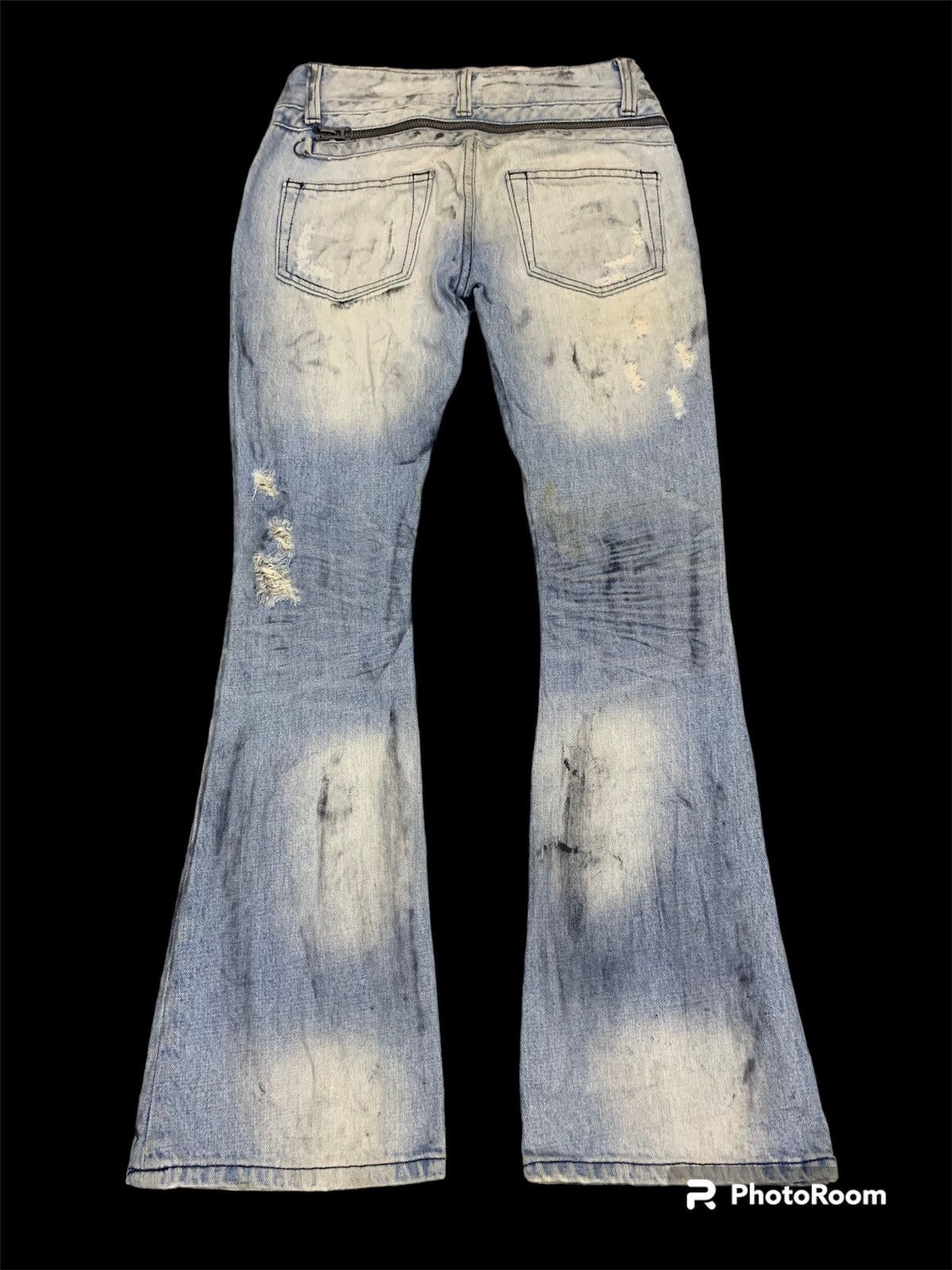 Other 🔥STUDDED FLARE🔥GLAD NEWS STUDDED FLARE DISTRESSED PANT Size US 28 / EU 44 - 2 Thumbnail