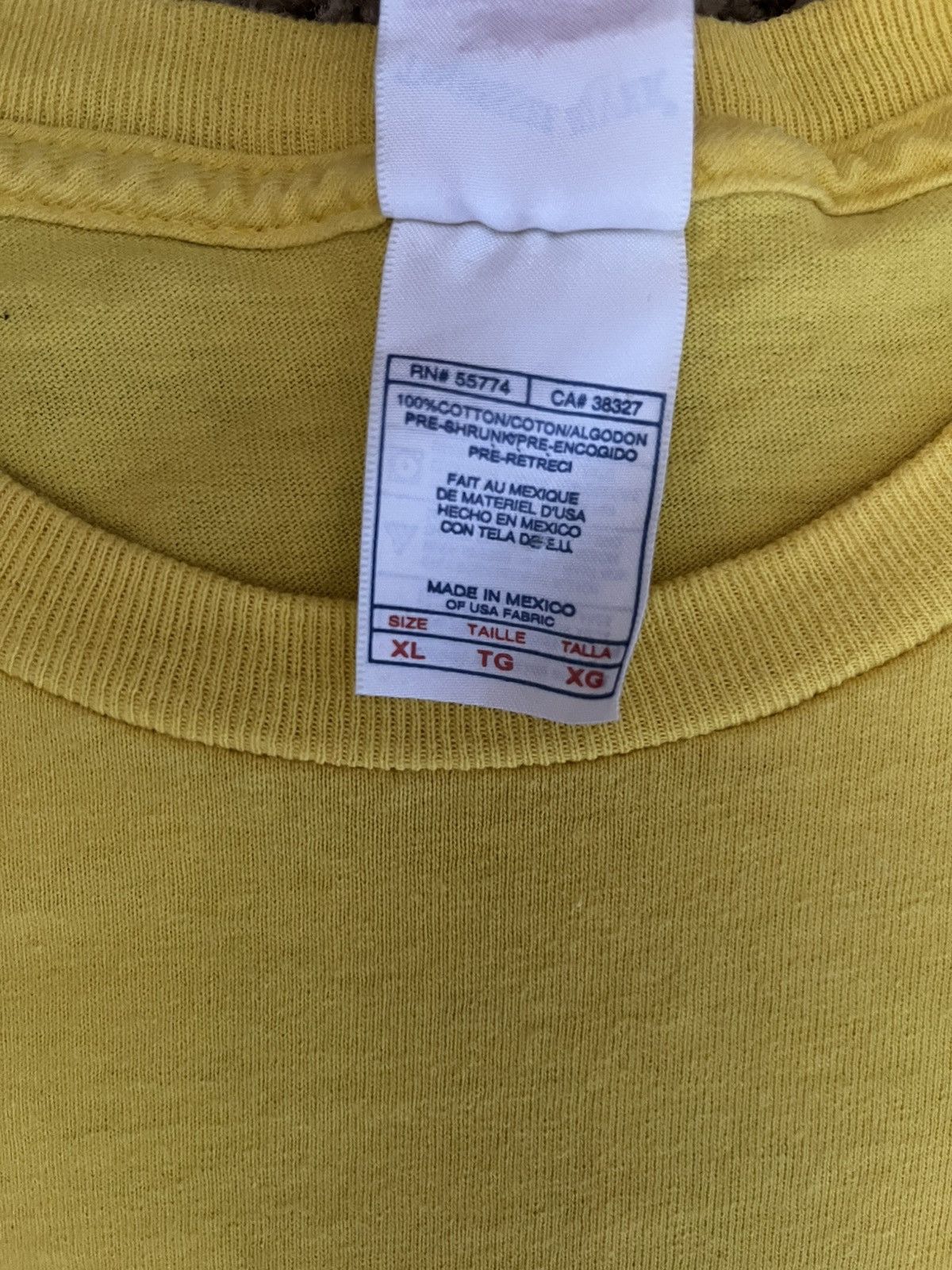Vintage Vintage yellow T Size US XL / EU 56 / 4 - 4 Thumbnail