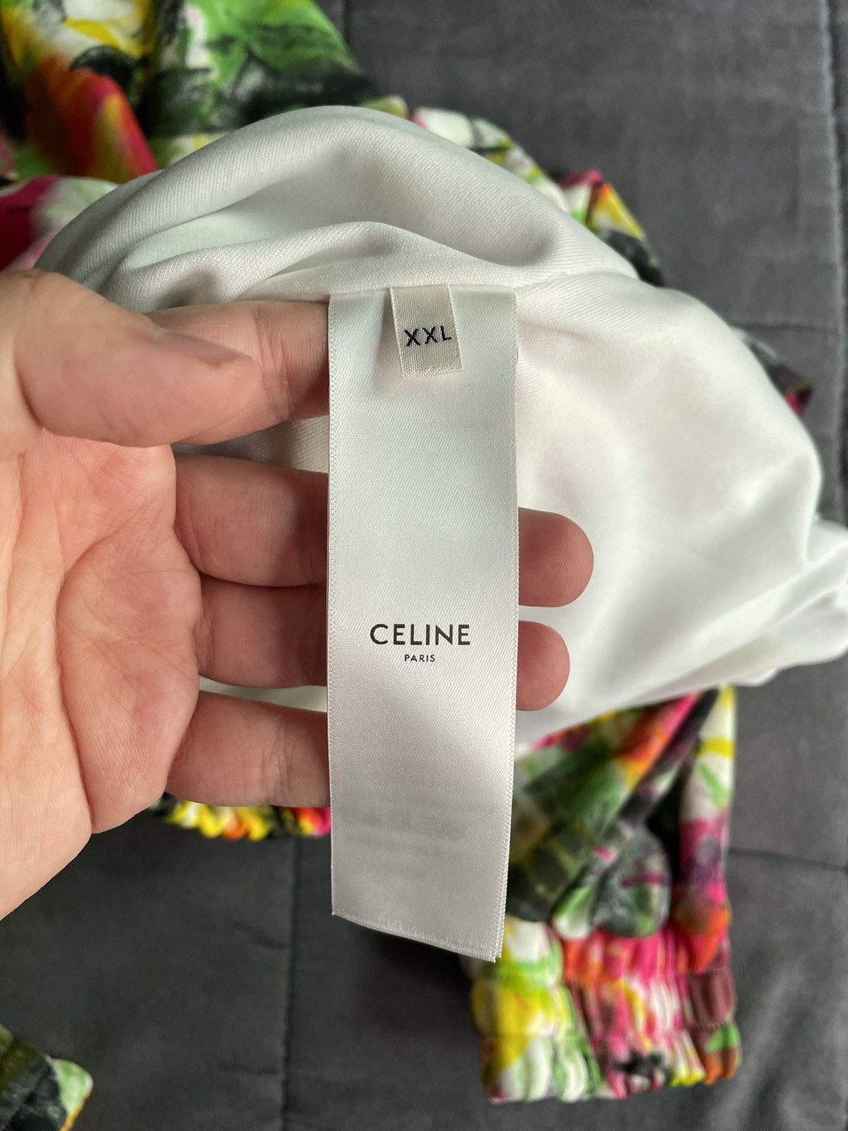Celine Celine Multicolor Tie Dye Zip Jacket Size US XXL / EU 58 / 5 - 8 Thumbnail