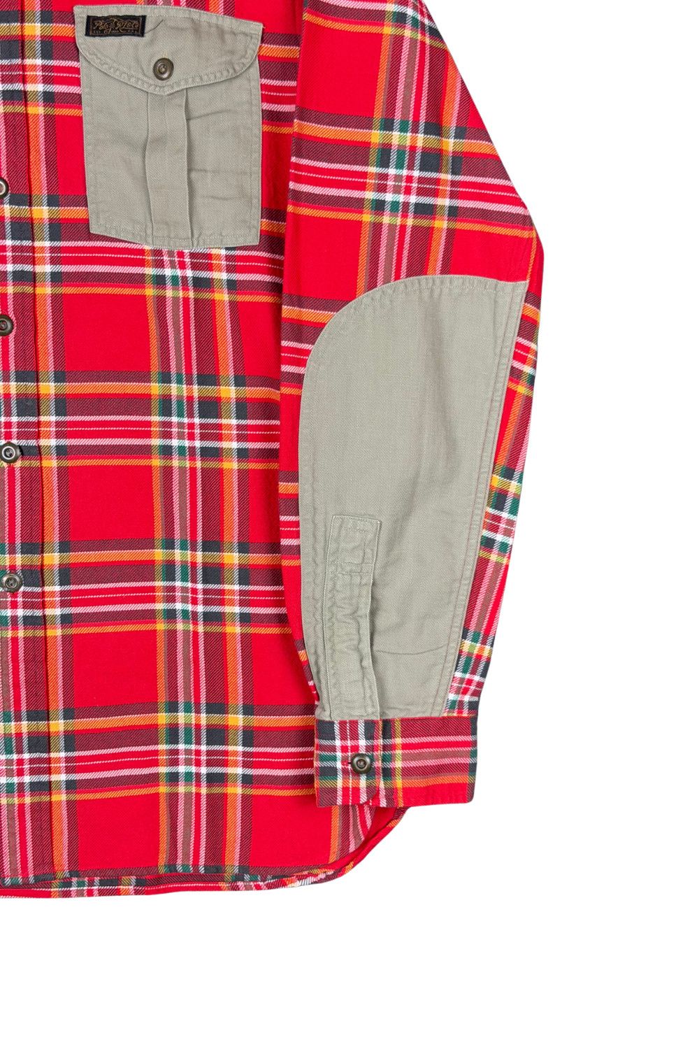 Polo Ralph Lauren Polo Ralph Lauren Tartan Utility Shirt Olive Patchwork Size US M / EU 48-50 / 2 - 4 Thumbnail