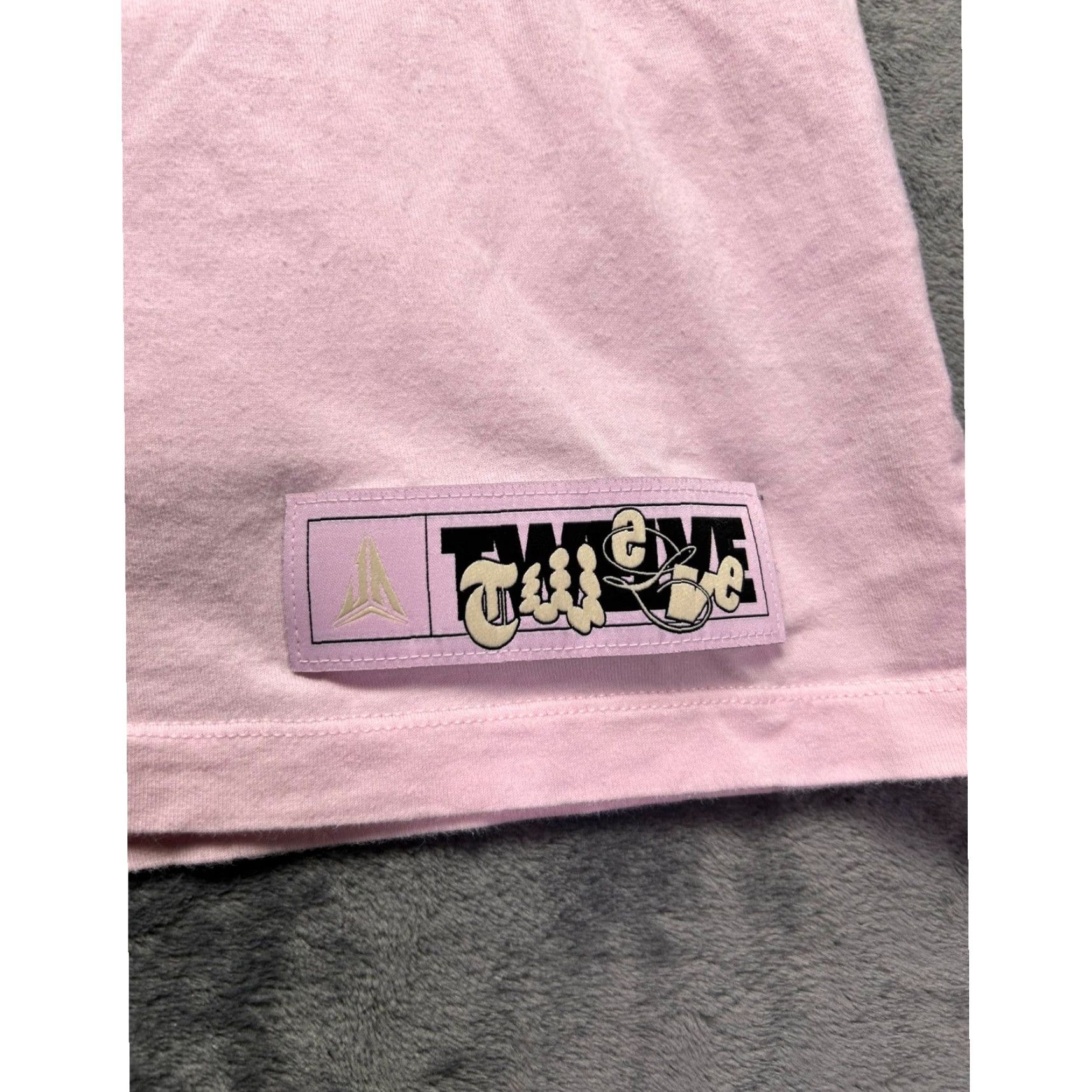 Nike Nike Mens Ja Morant Twelve Graphic T-Shirt Pink Short Sleeve Crew Neck Large Size US L / EU 52-54 / 3 - 3 Thumbnail