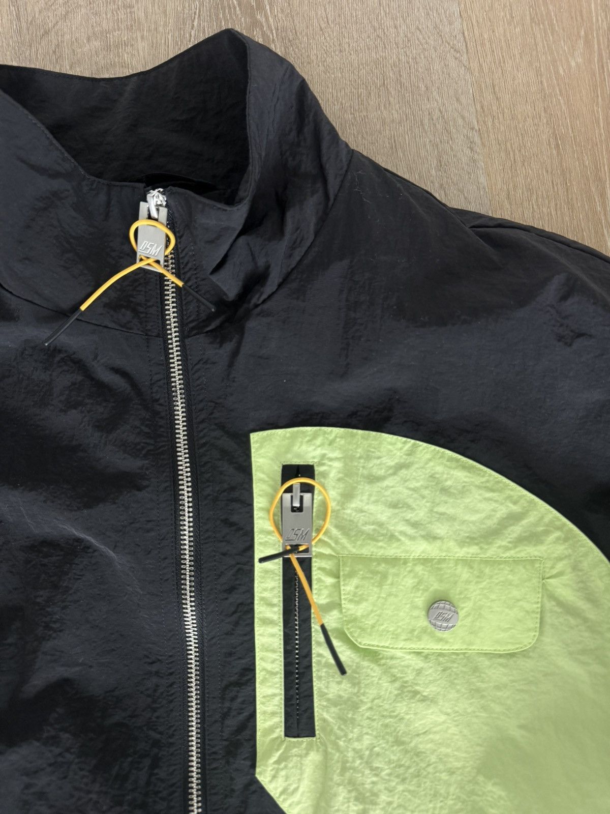 Diet Starts Monday Nylon MX Jacket - Black/Volt - Size L Size US L / EU 52-54 / 3 - 3 Thumbnail