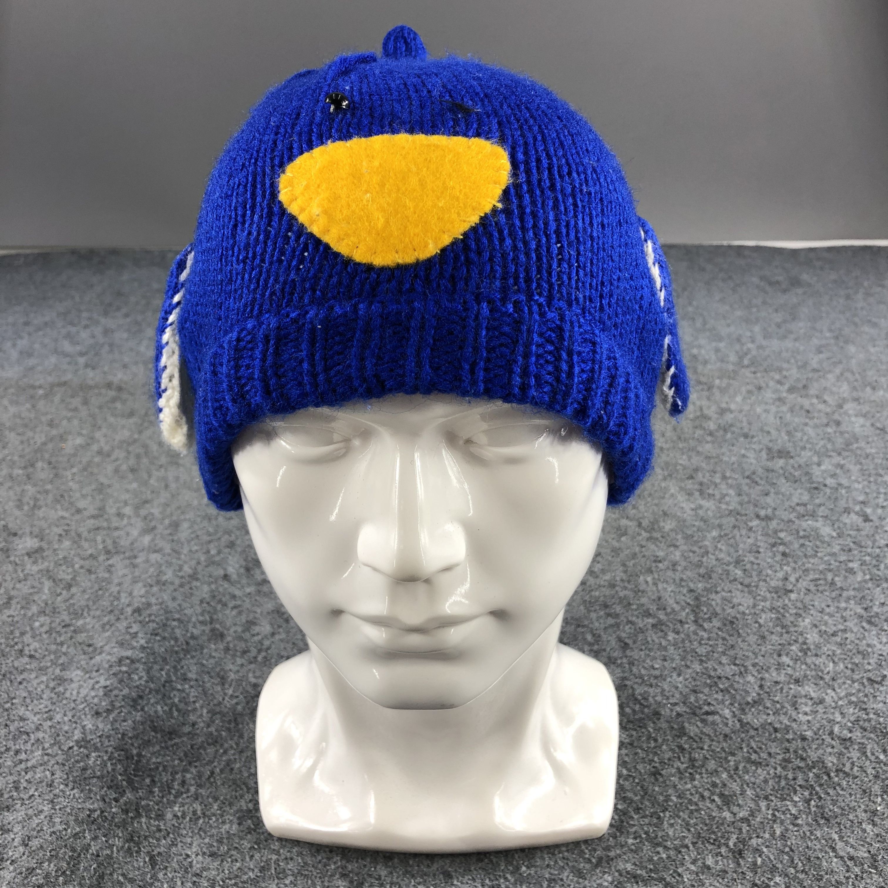 Japanese Brand Cute Blue Kappa Beanie Snowcap Snow Hat B336 Size ONE SIZE - 1 Thumbnail