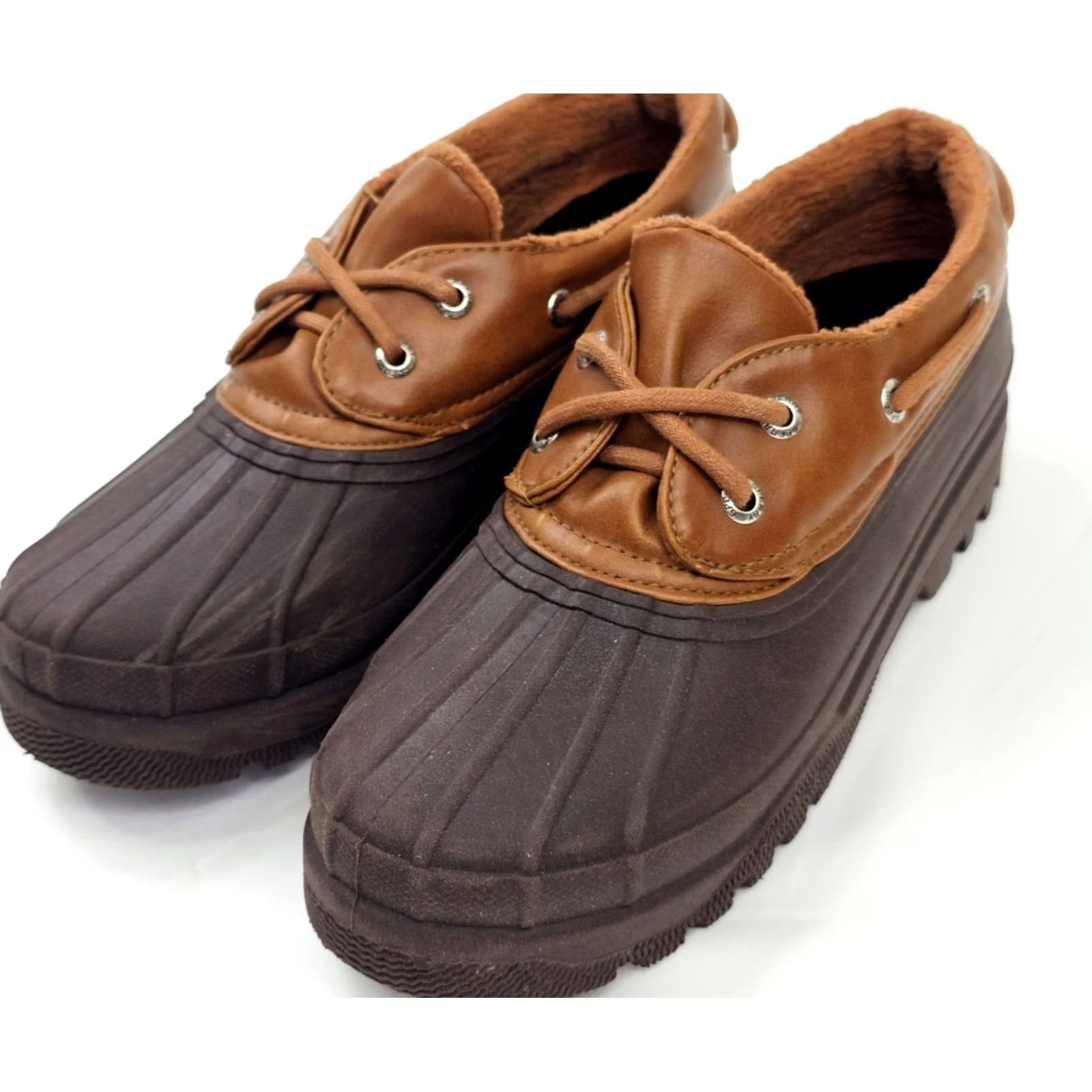 Sperry Sperry Top Sider Boots Women 7.5 Tan Waterproof Leather Lined Ankle Heron Seal Low Boots, M, Casual, Preppy, Nautical, Walking, EUC Size US 8 / IT 38 - 4 Thumbnail