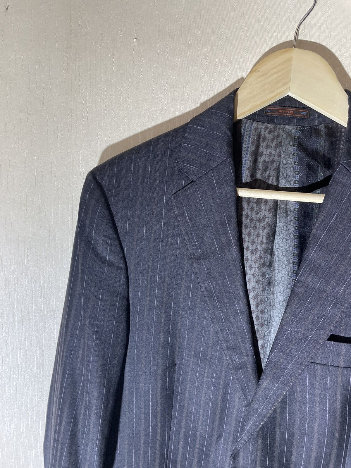 Etro × Vintage Etro vintage streetwear wool blazer Size 50S - 3 Thumbnail