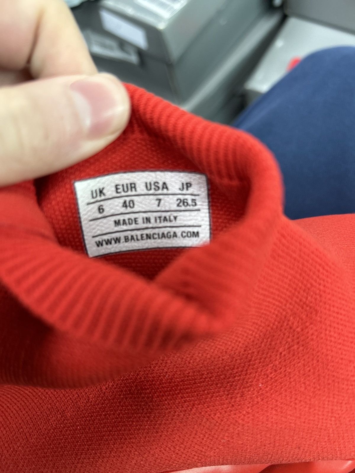 Balenciaga Balenciaga Speed Trainer 'Red' Size US 7 / EU 40 - 4 Thumbnail