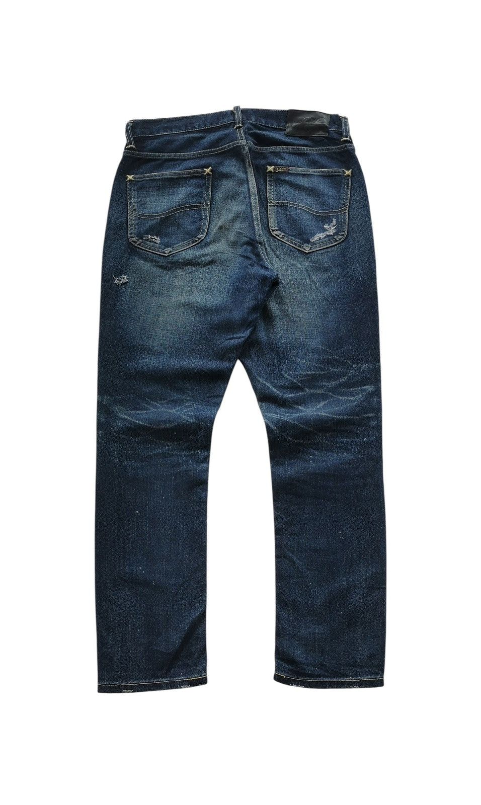 Lee Lee × nano universe Distressed Jeans Cat Whisker 32 Size US 32 / EU 48 - 2 Thumbnail