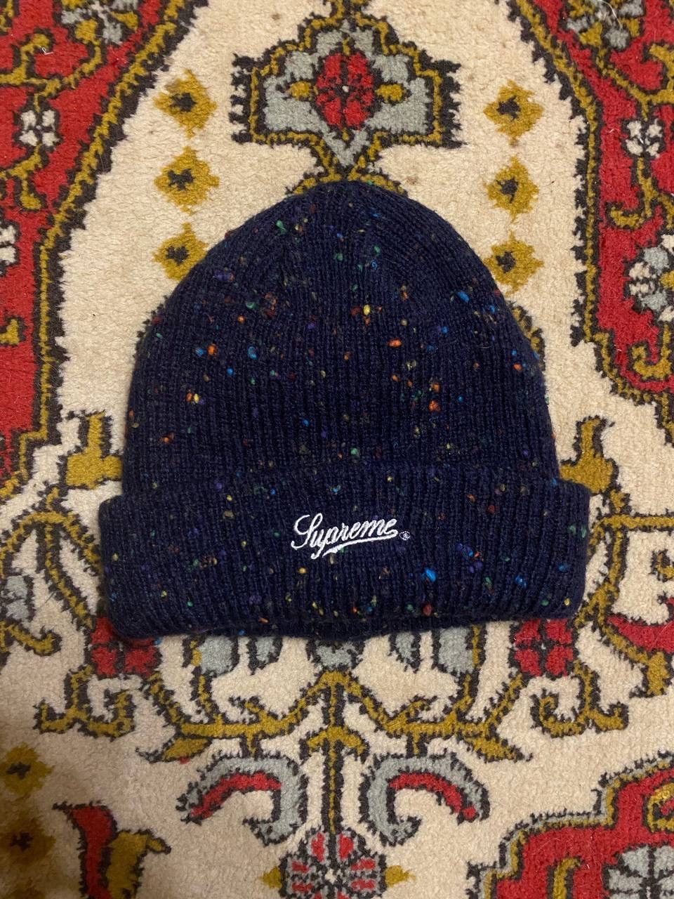 Supreme Vintage Supreme Knit Beanie Hat Size ONE SIZE - 1 Thumbnail