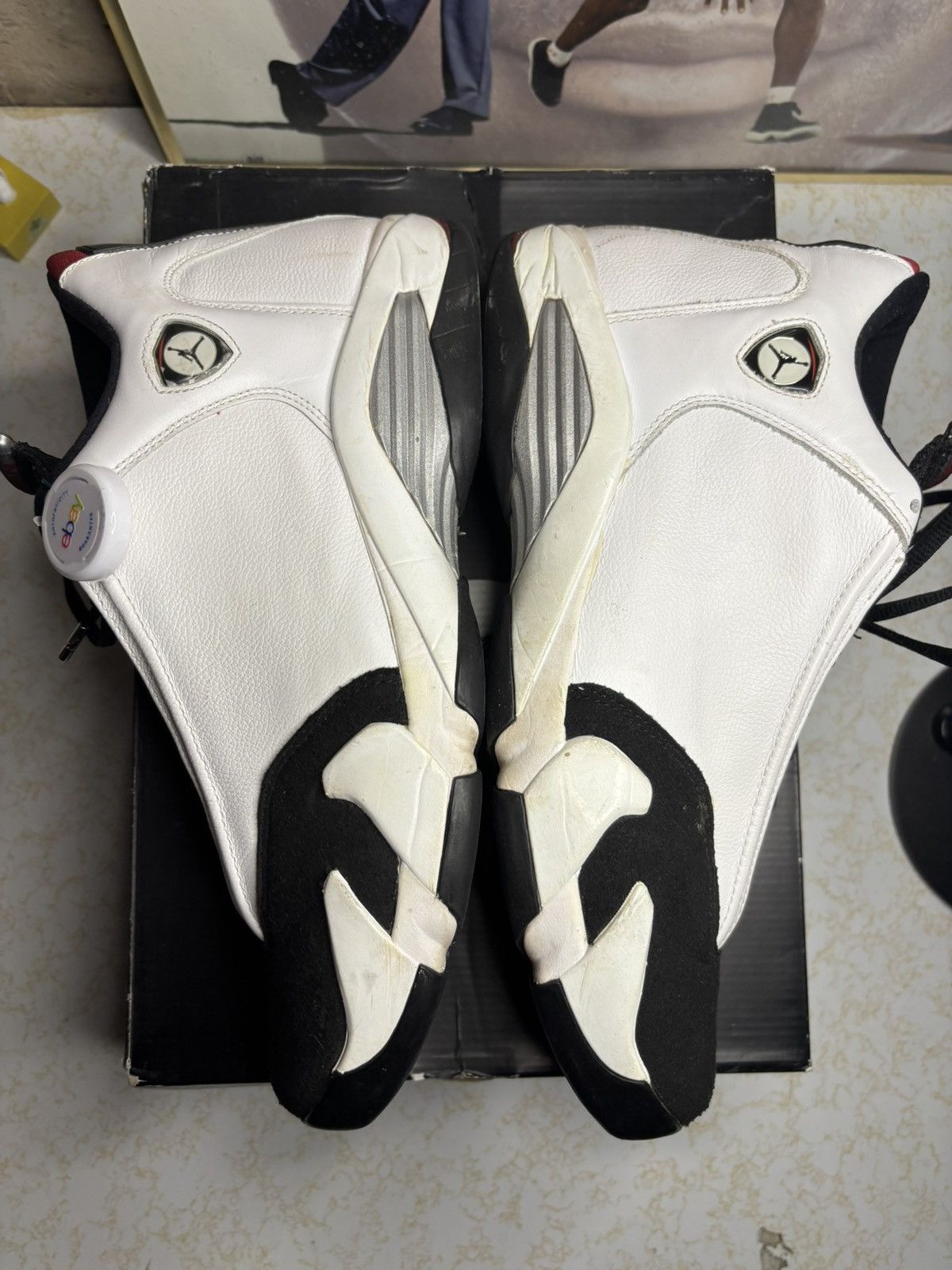 Jordan Brand Jordan Retro 14 “black toe” Size US 13 / EU 46 - 4 Thumbnail