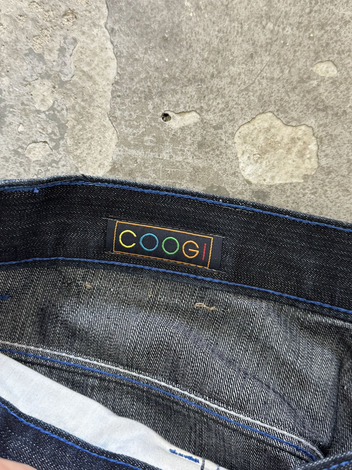 Coogi Vintage y2k COOGI Rap Baggy Denim Shorts Size US 40 / EU 56 - 10 Thumbnail
