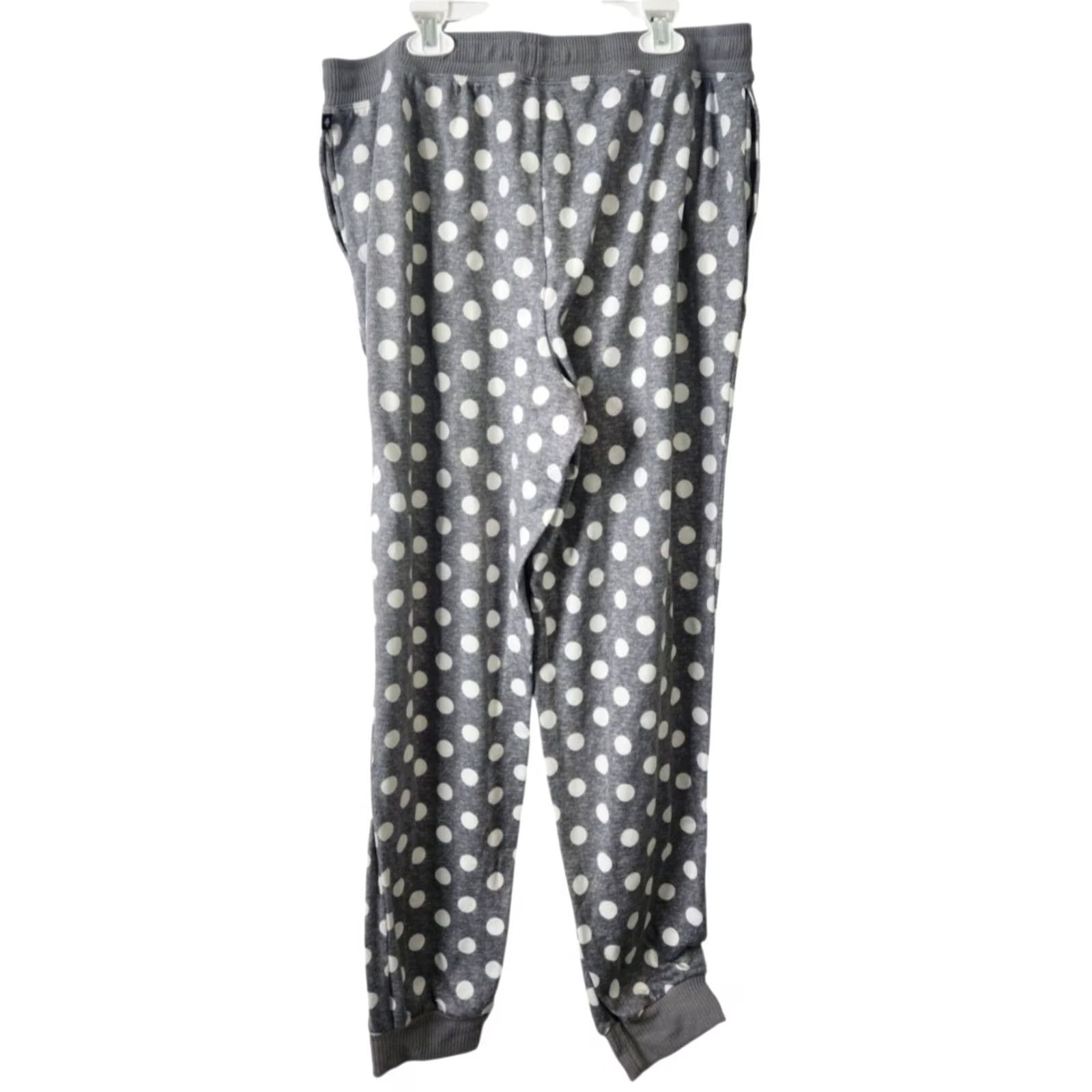 Vintage Kate Spade Womens XL Pajama Set Long Sleeve Shirt Pants Polka Dot Gray Size XL / US 12-14 / IT 48-50 - 5 Thumbnail
