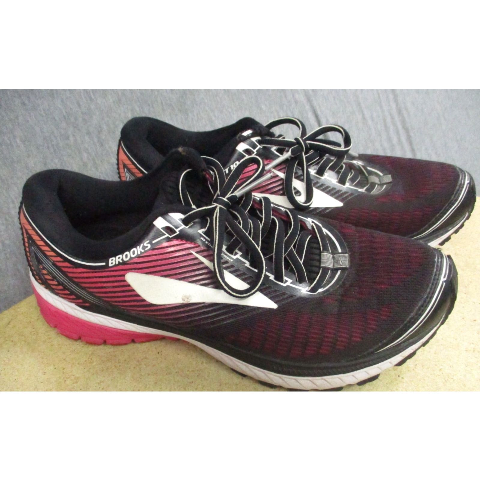 Brooks Brooks Ghost 10 Women Running Sneakers Athletic Pink Black 10 B Casual All Season Size 10 Womens Brooks Running Logo 120246-1B-067 Size US 10 / IT 40 - 2 Thumbnail