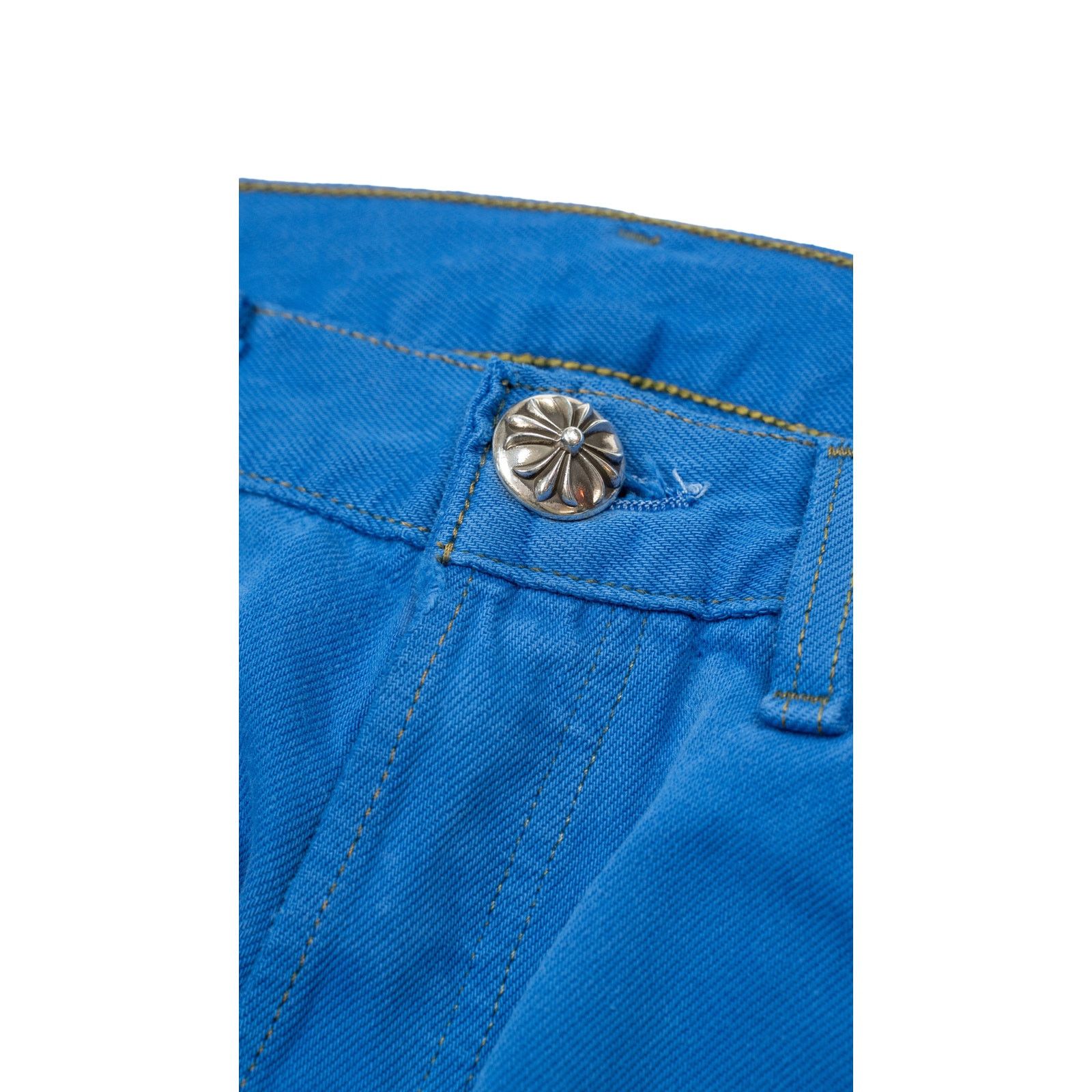 Chrome Hearts London Exclusive Blue Cross Patch Jeans Size US 36 / EU 52 - 5 Thumbnail