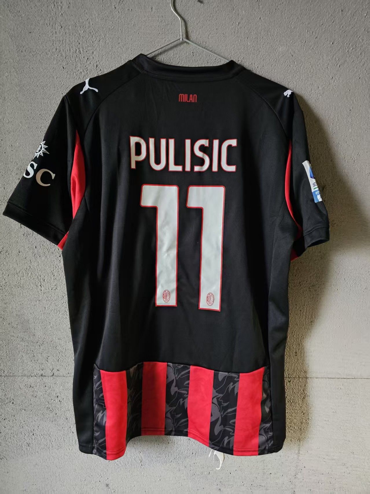 Nike AC Milan #11 Christian Pulišić Jersey 2026 Home Size US XL / EU 56 / 4 - 1 Thumbnail