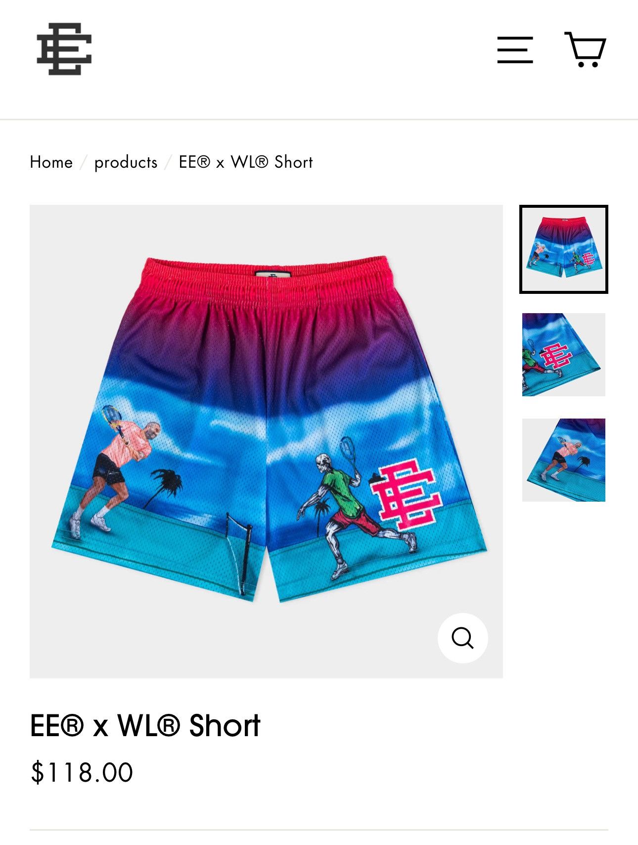 Eric Emanuel × Warren Lotas NEW Eric Emanuel x Warren Lotas Shorts Large Size US 34 / EU 50 - 9 Thumbnail