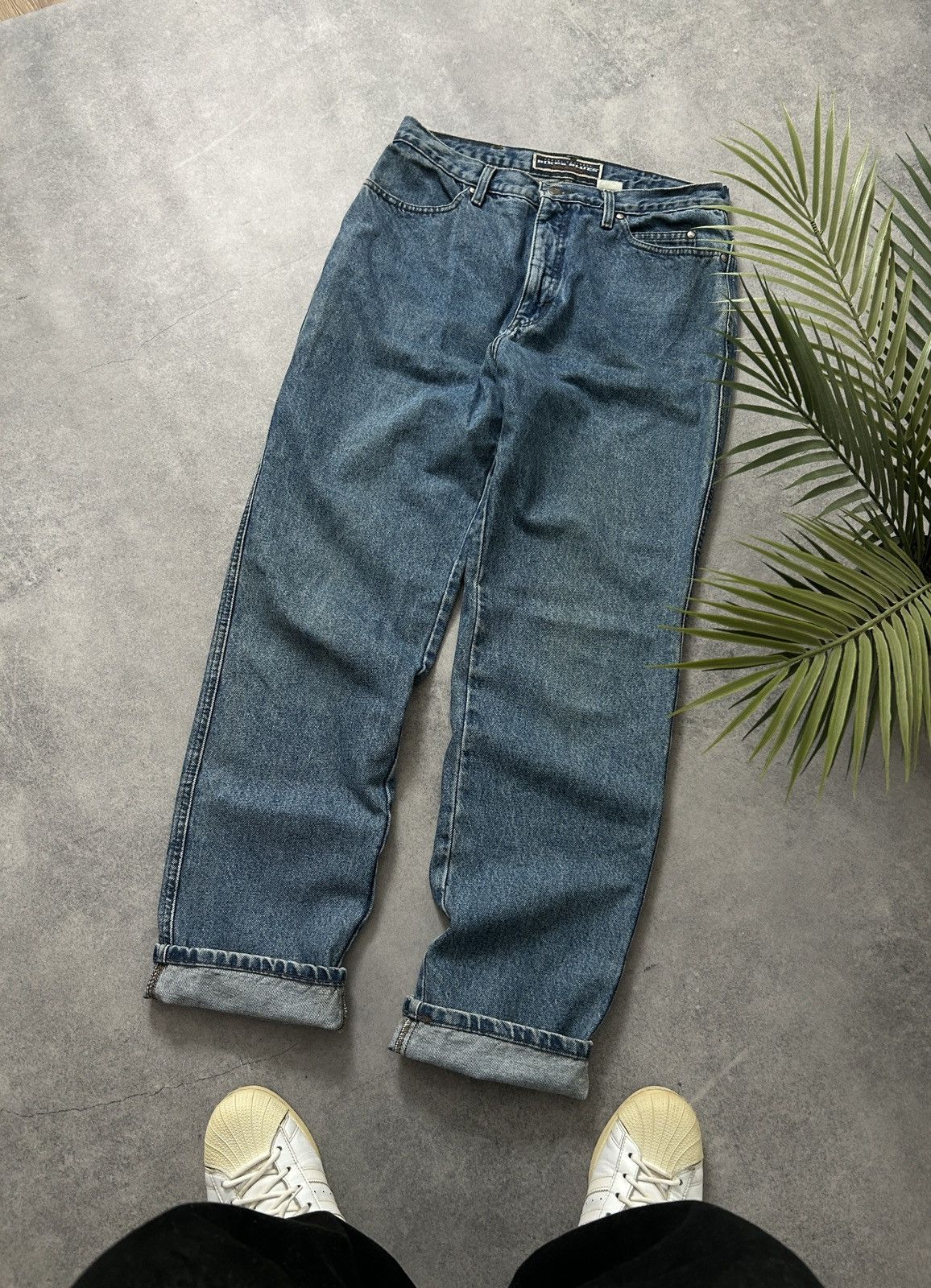 Harley Davidson Vintage Harley Davidson blue denim jeans mens made in usa Size US 34 / EU 50 - 2 Thumbnail