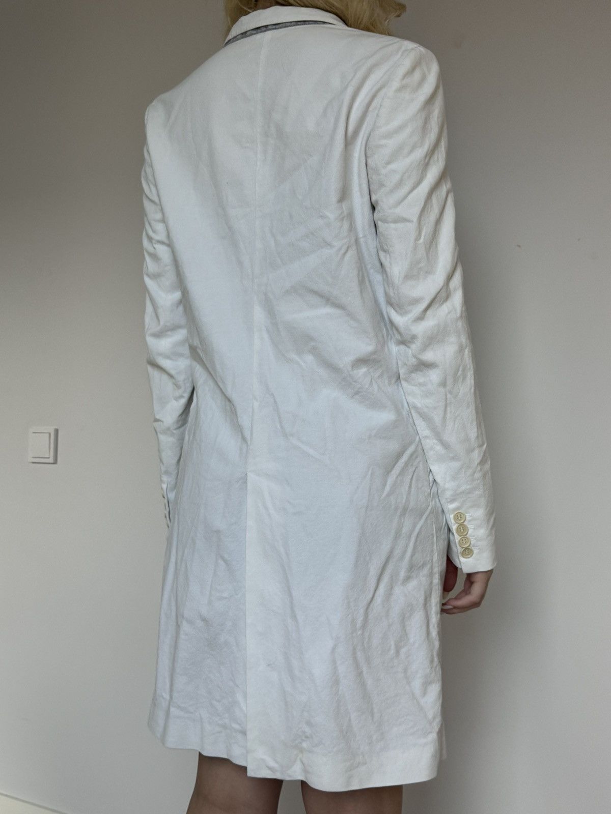 Helmut Lang Vintage 90s Helmut Lang Extended Blazer Trench Jacket Size M / US 6-8 / IT 42-44 - 15 Thumbnail