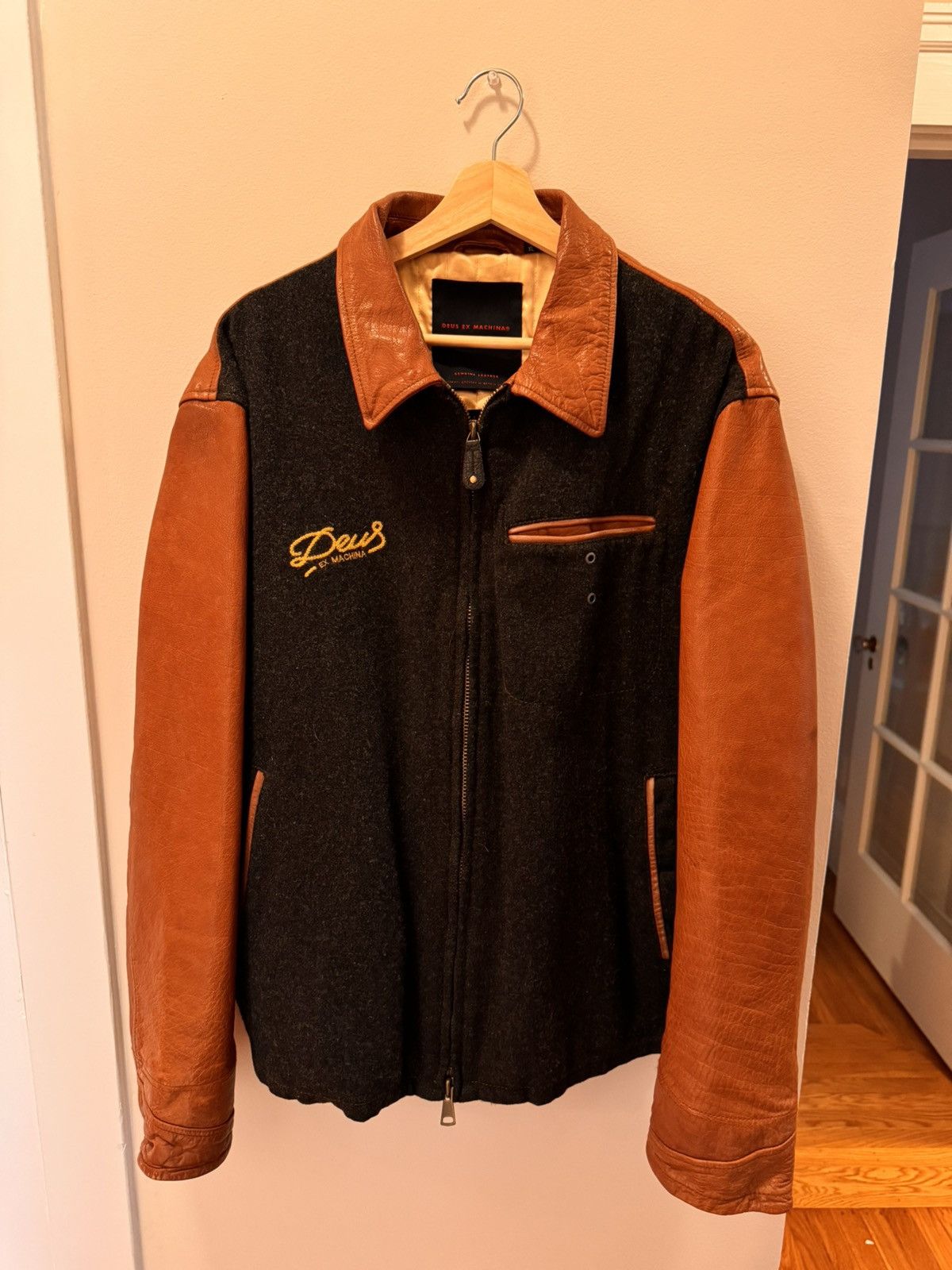 Deus Ex Machina Dues Ex Machina “The Rival” Leather Jacket Size US XL / EU 56 / 4 - 1 Thumbnail