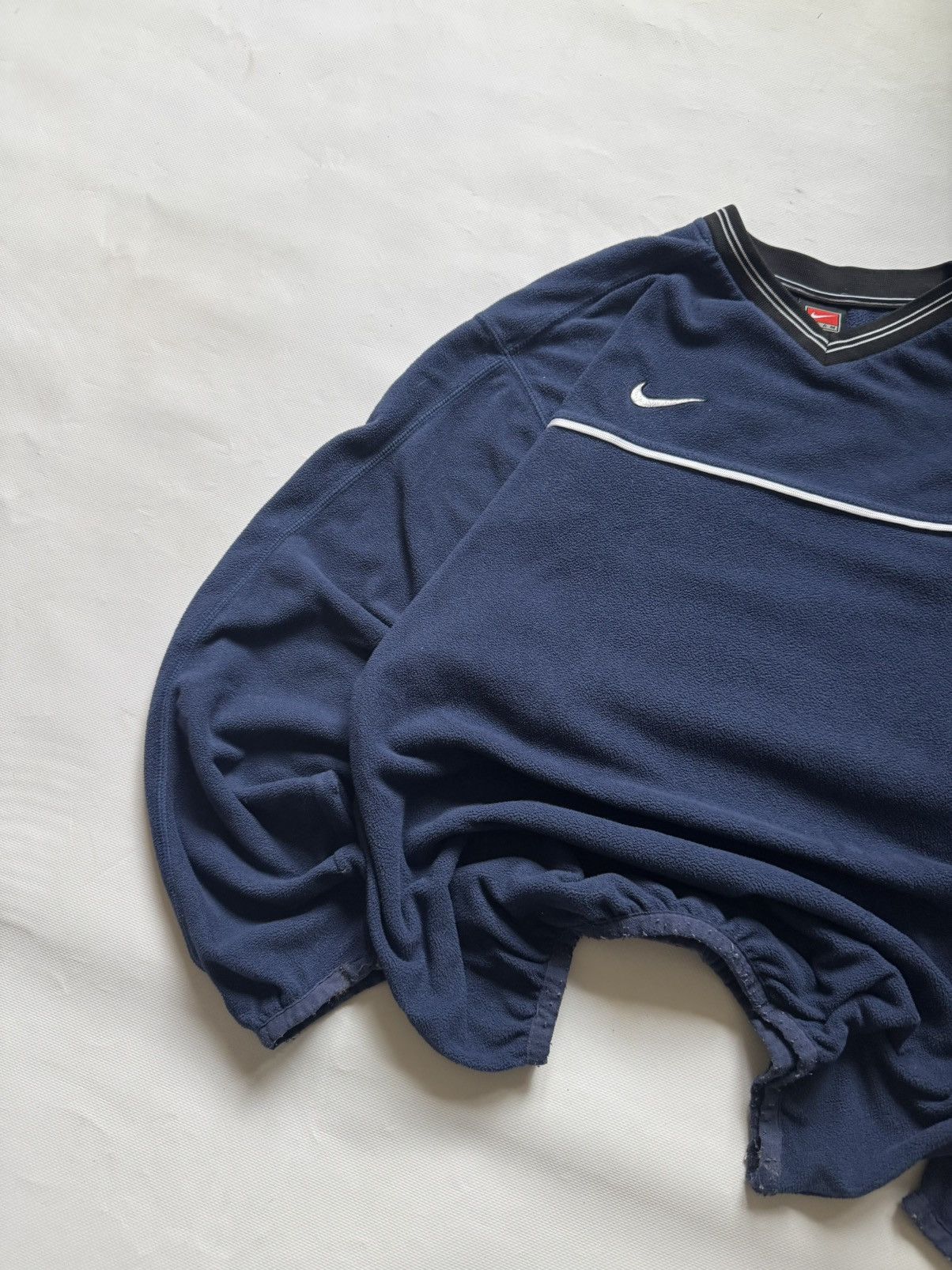 Nike Vintage Nike Center Swoosh Fleece Pullover — Y2K Aesthetic Size US M / EU 48-50 / 2 - 3 Thumbnail