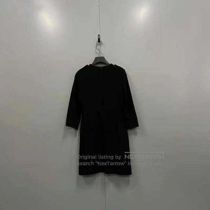 Burberry Burberry Black Cotton Short Sleeve Dress. Size XXS / US 00 / IT 34 - 2 Thumbnail