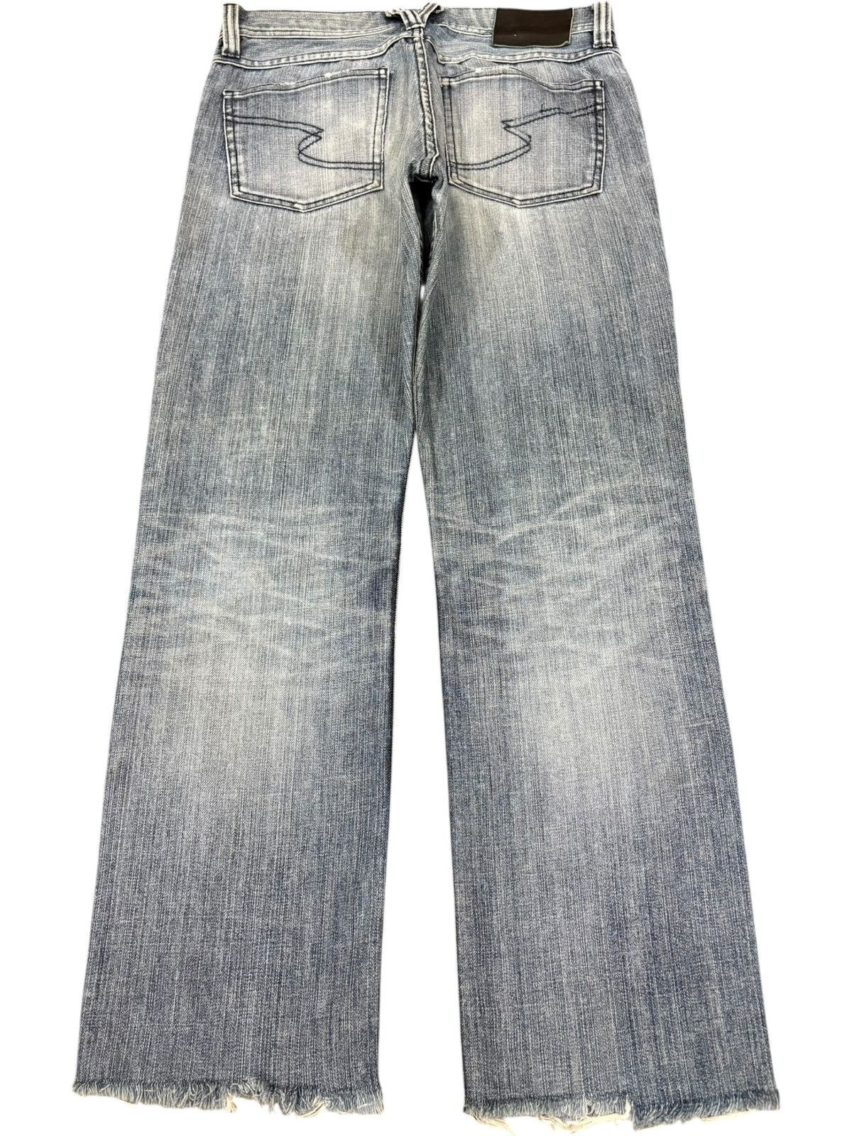 semanticdesign Vintage Japanese Semantic Design Distressed Frayed Jeans Size US 30 / EU 46 - 2 Thumbnail