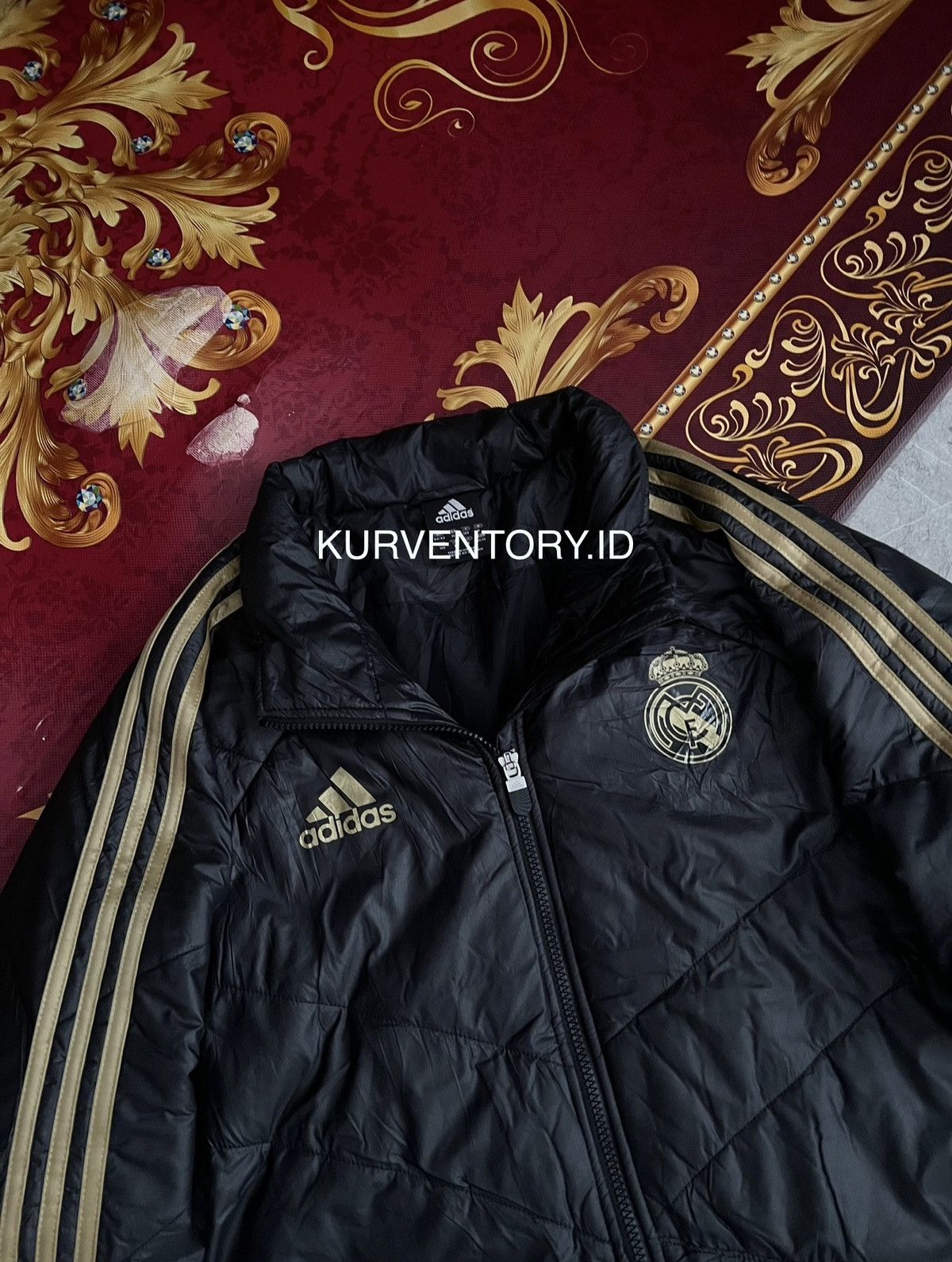 Adidas (SOLD OUT) Adidas Real Madrid Puffer Quilted Jacket Size US L / EU 52-54 / 3 - 2 Thumbnail