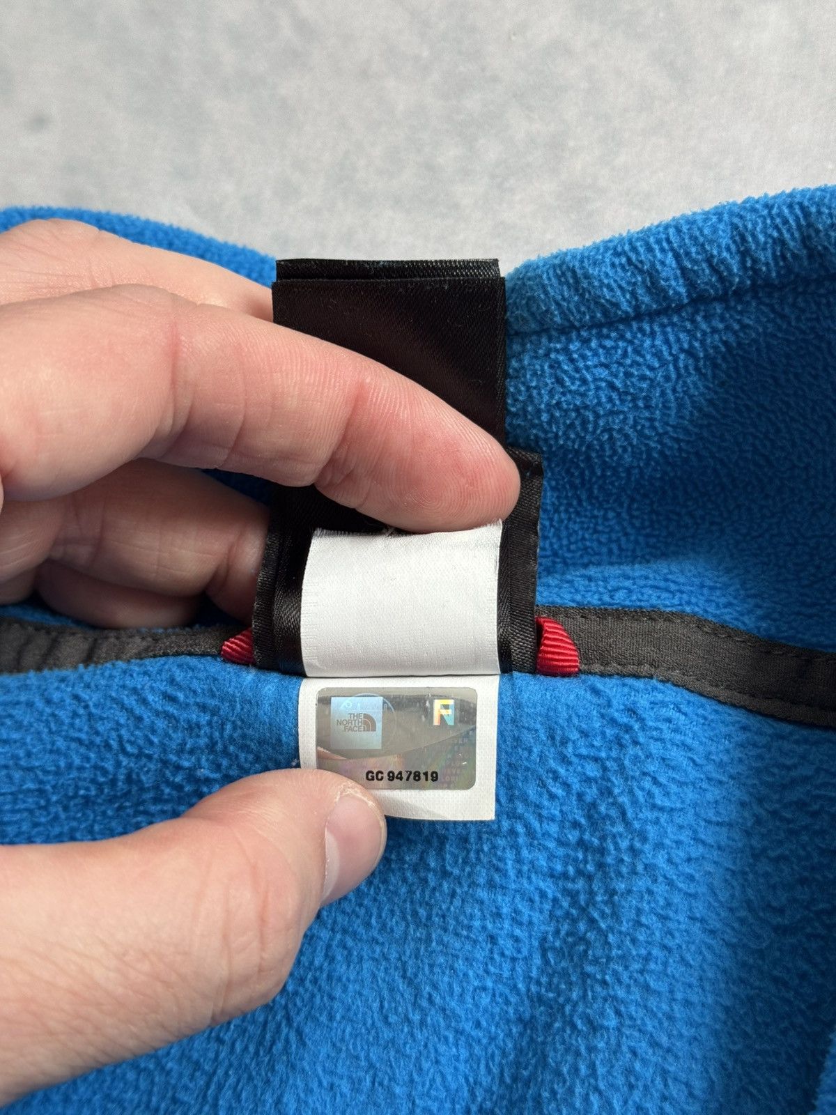 The North Face × Vintage The North Face zip fleece outdoor Size US L / EU 52-54 / 3 - 7 Thumbnail