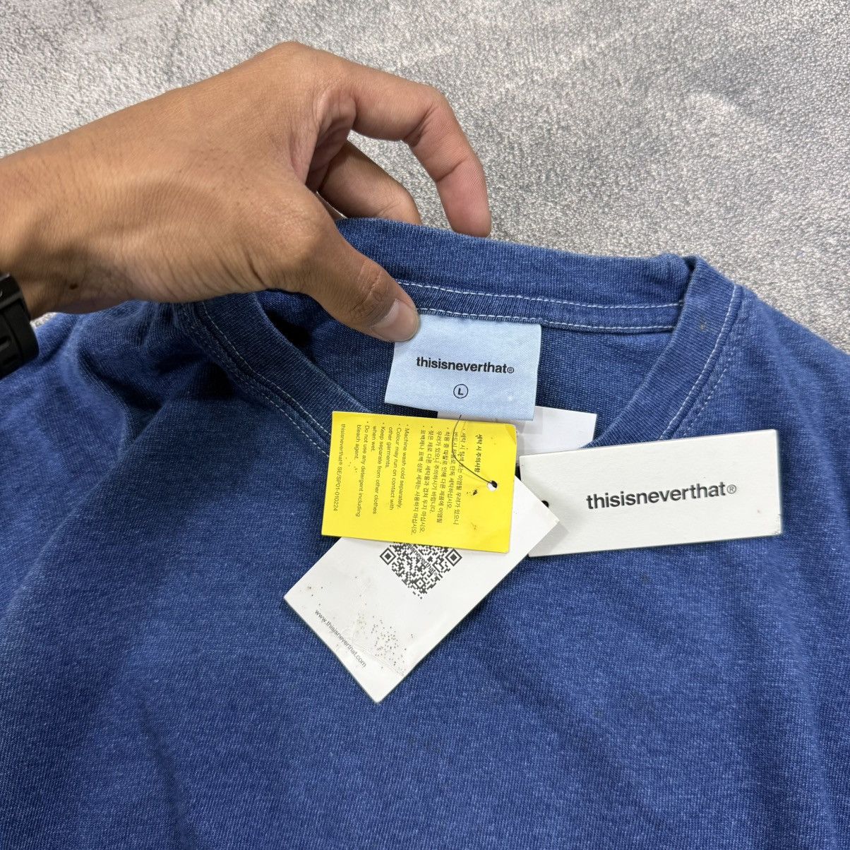 thisisneverthat THISISNEVERTHAT Indigo dye L/S Tee Pocket Size US L / EU 52-54 / 3 - 4 Thumbnail