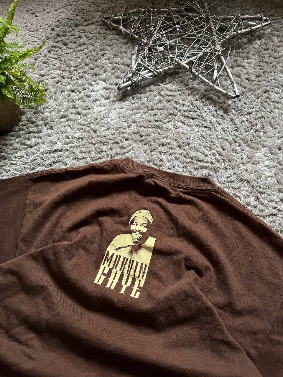 Vintage × Zion Rootswear 90s Zion Rootswear Marvin Gaye American Singer Big Logo Tee Size US L / EU 52-54 / 3 - 7 Thumbnail