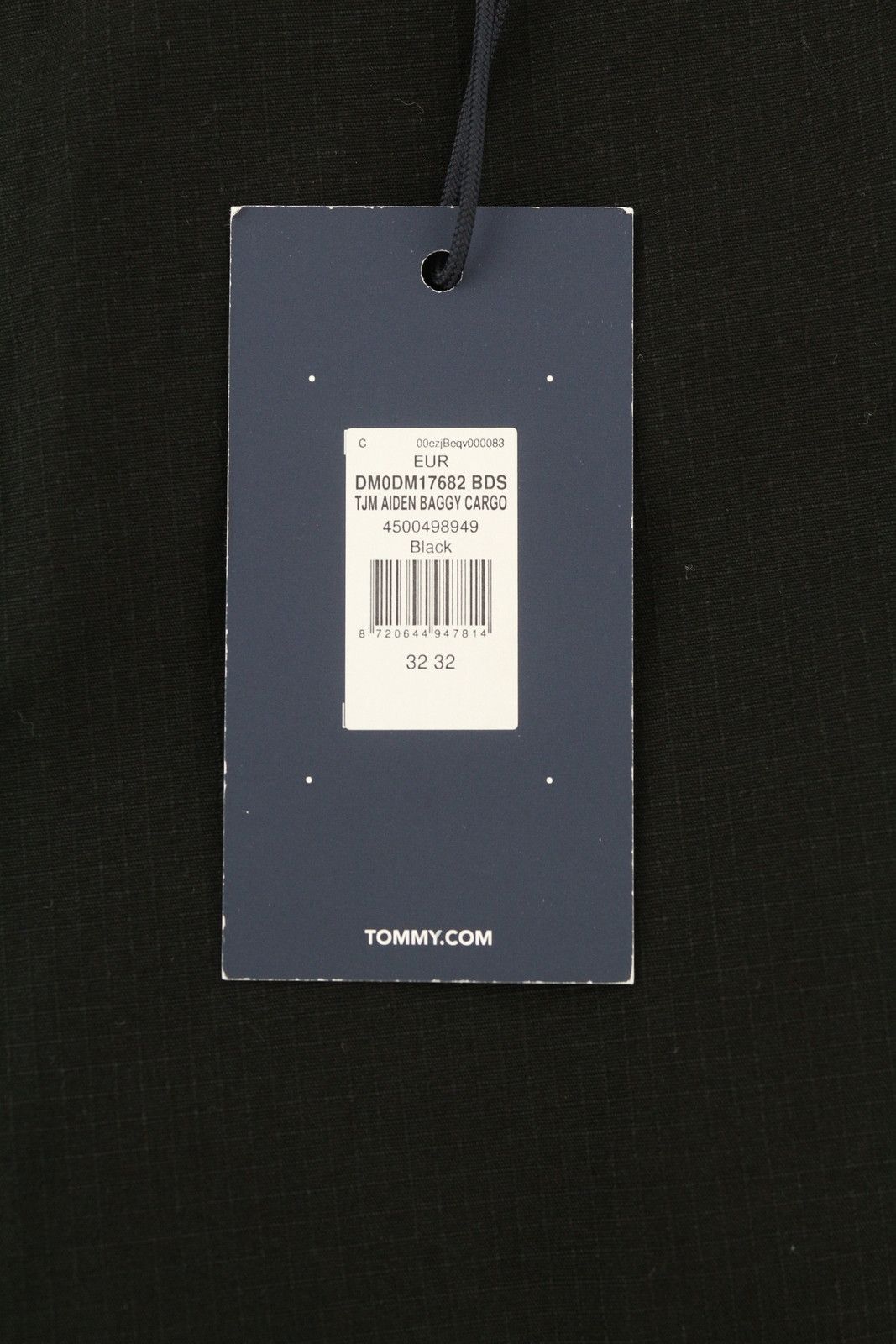 Tommy Hilfiger AIDEN BAGGY CARGO W32/L32 Black Textured Zip Trousers 85169 Size US 32 / EU 48 - 6 Thumbnail