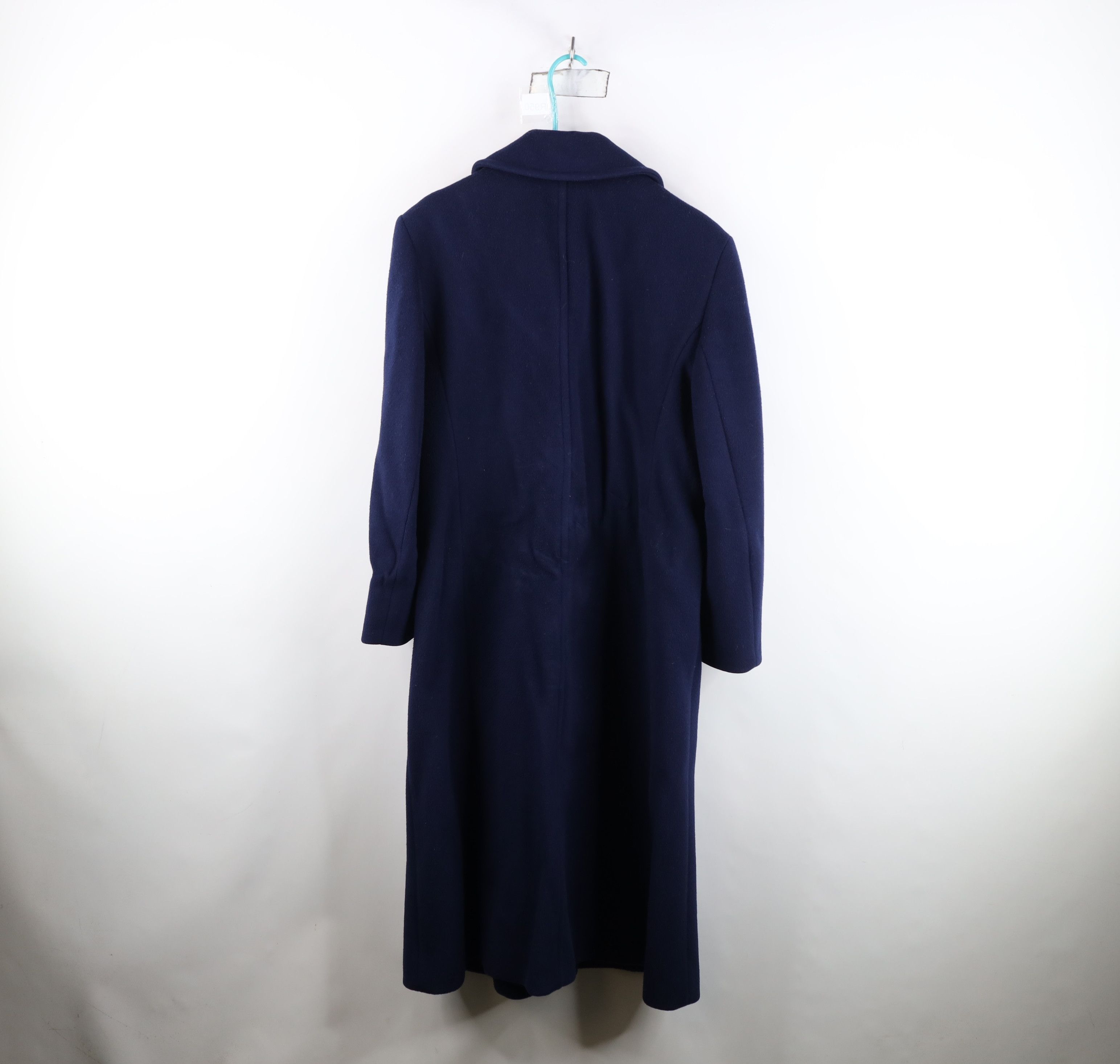 Pendleton Vintage 90s Pendleton Heavy Wool Trench Coat Jacket Blue USA Size XL / US 12-14 / IT 48-50 - 13 Thumbnail
