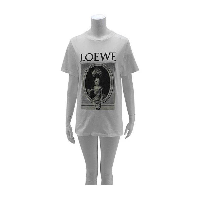 Other LOEWE White cotton short-sleeved T-shirt Size M / US 6-8 / IT 42-44 - 1 Thumbnail