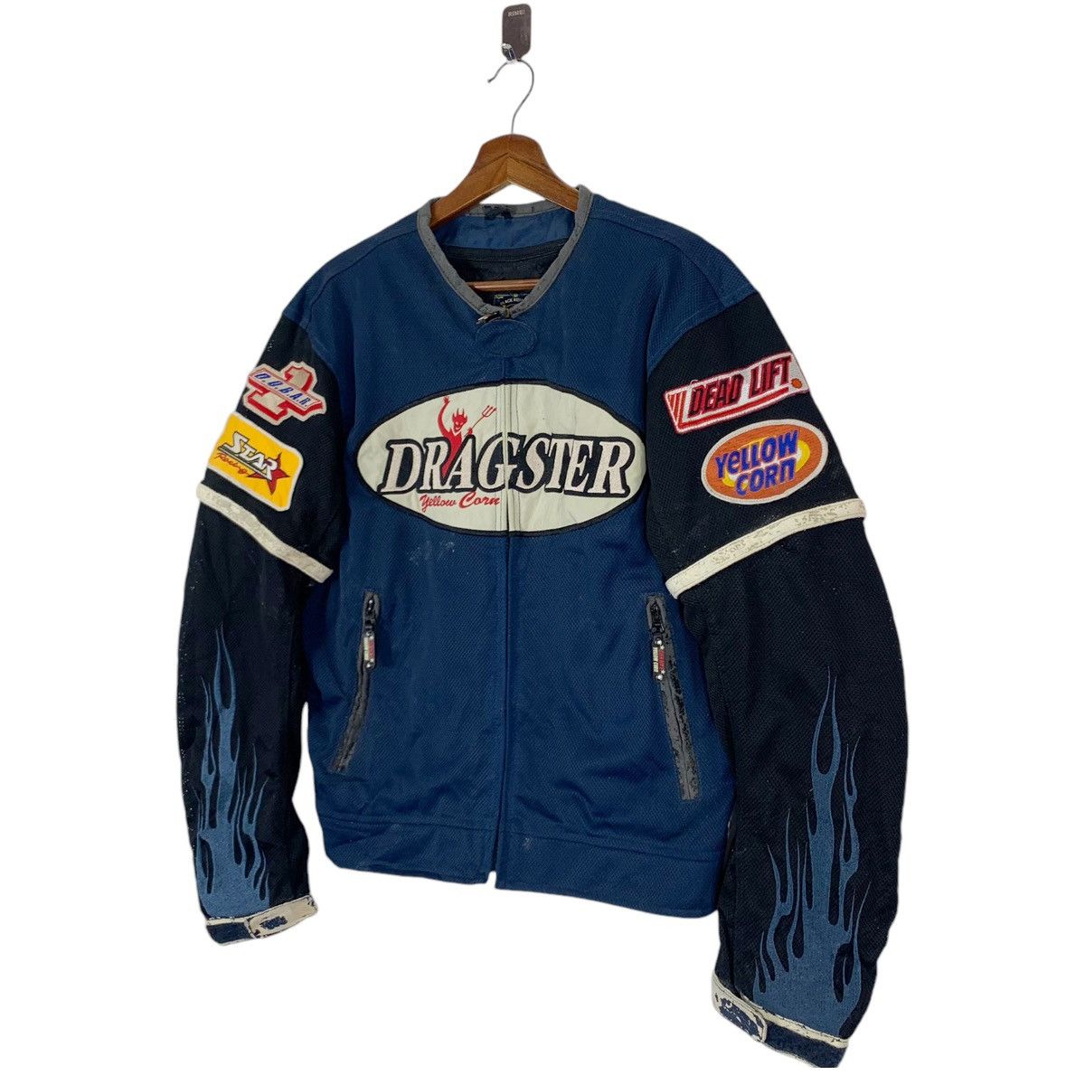 YELLOW CORN ⚡️⚡️VINTAGE YELLOW CORN BIKER BOMBER JACKET Size US L / EU 52-54 / 3 - 2 Thumbnail