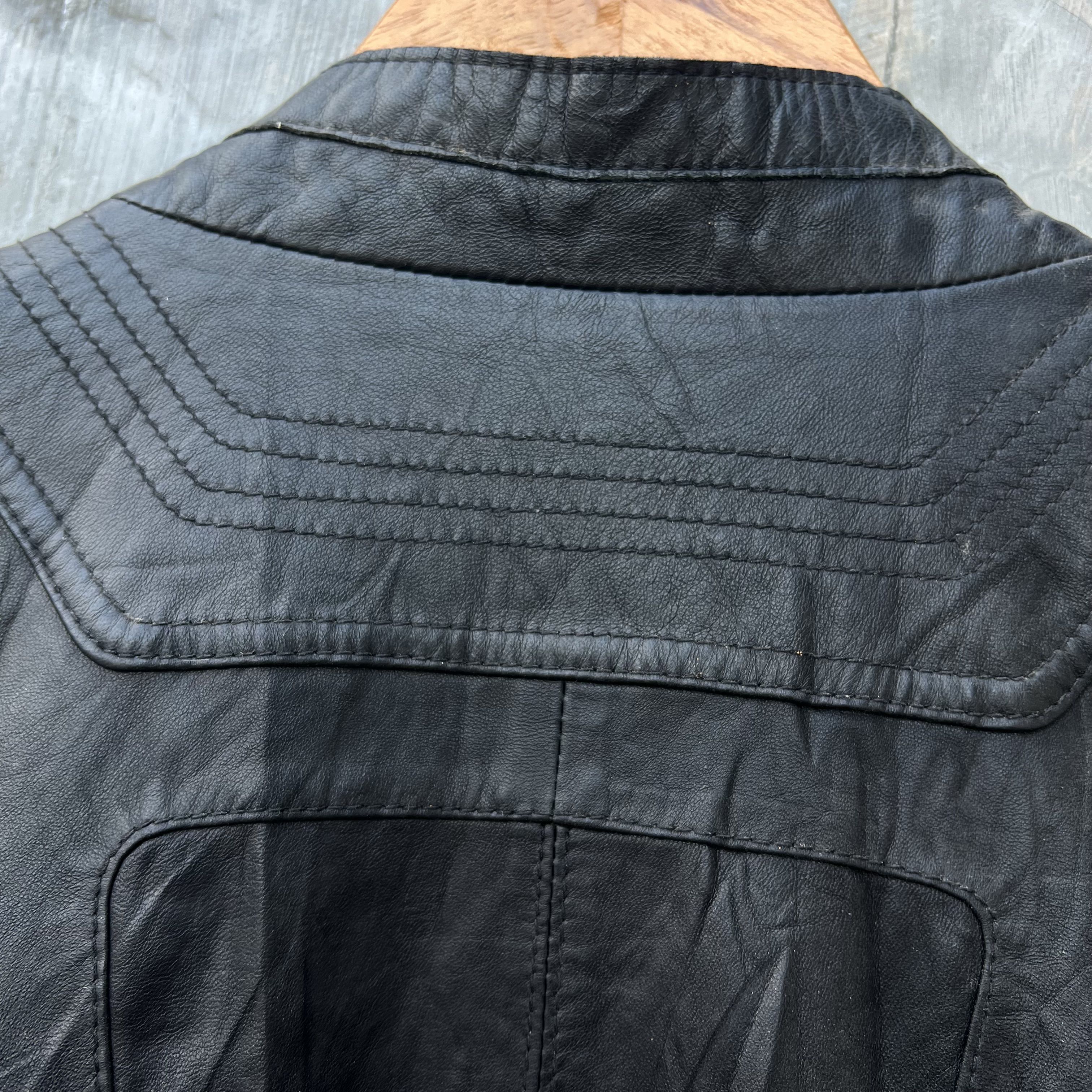Other Ramones biker jacket women Italian Lamb skin Size S / US 4 / IT 40 - 10 Thumbnail
