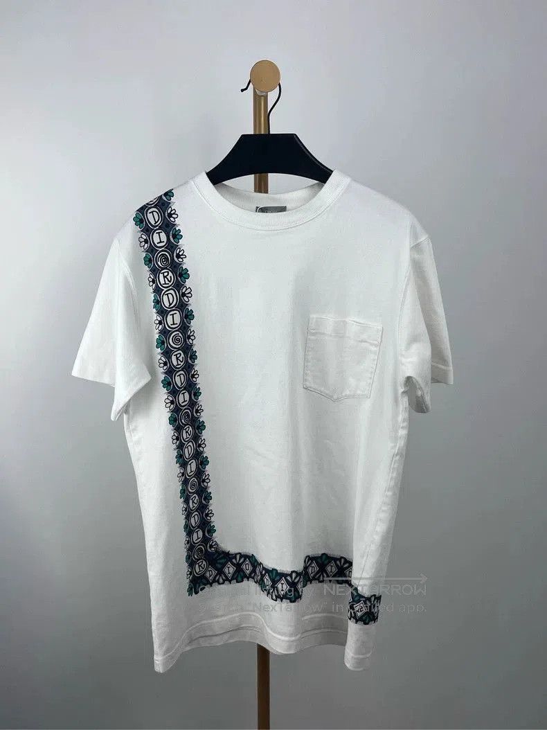 Dior Dior White Logo Print Short Sleeve T-shirt. Size US S / EU 44-46 / 1 - 1 Thumbnail