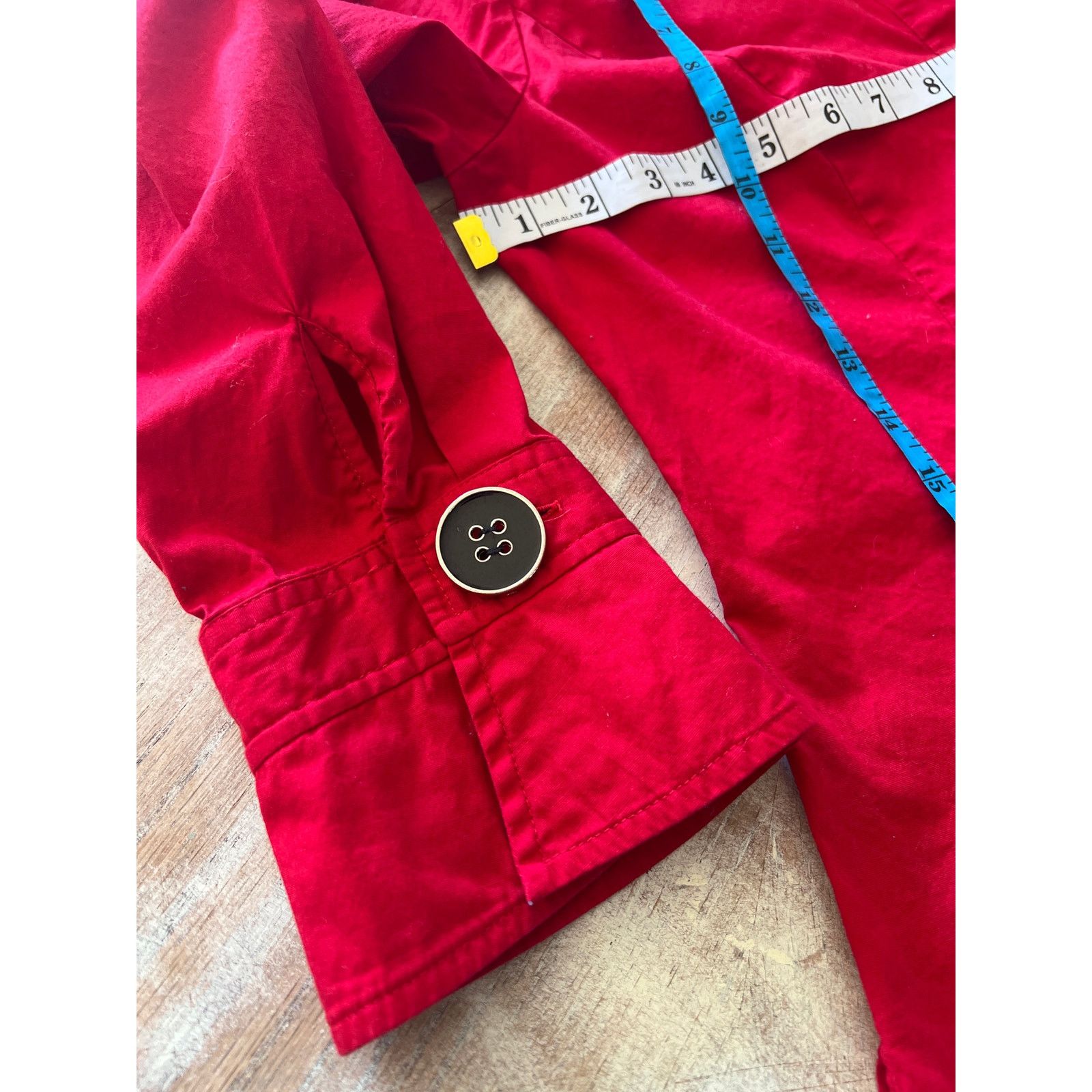 Other Michelle Antonelli Red black button up Christmas shirt large Size L / US 10 / IT 46 - 5 Thumbnail