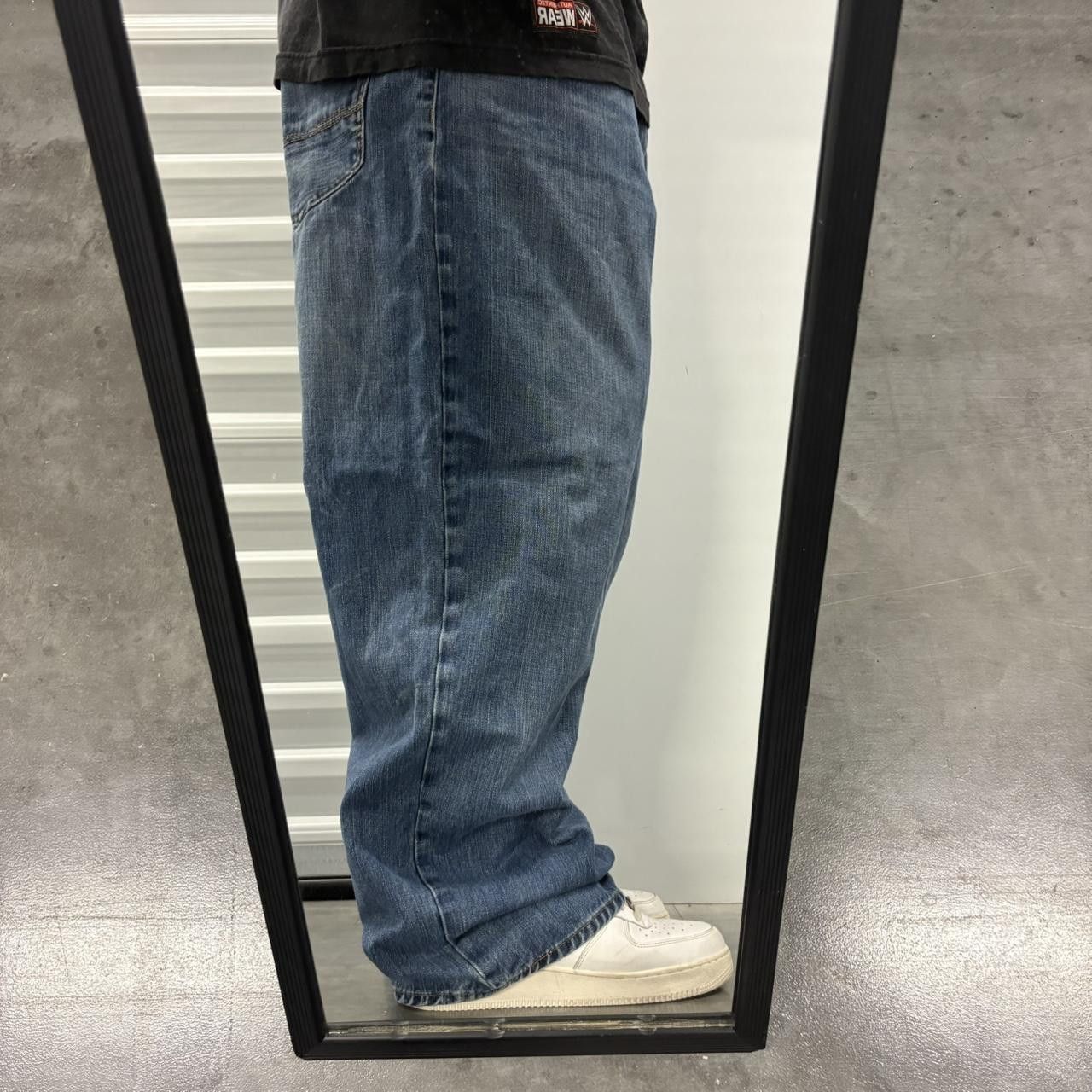 Vintage Crazy Vintage Y2K/2000s Super Baggy Wideleg Arizona Jeans Medium Wash Denim Jeans! Size US 44 / EU 60 - 2 Thumbnail