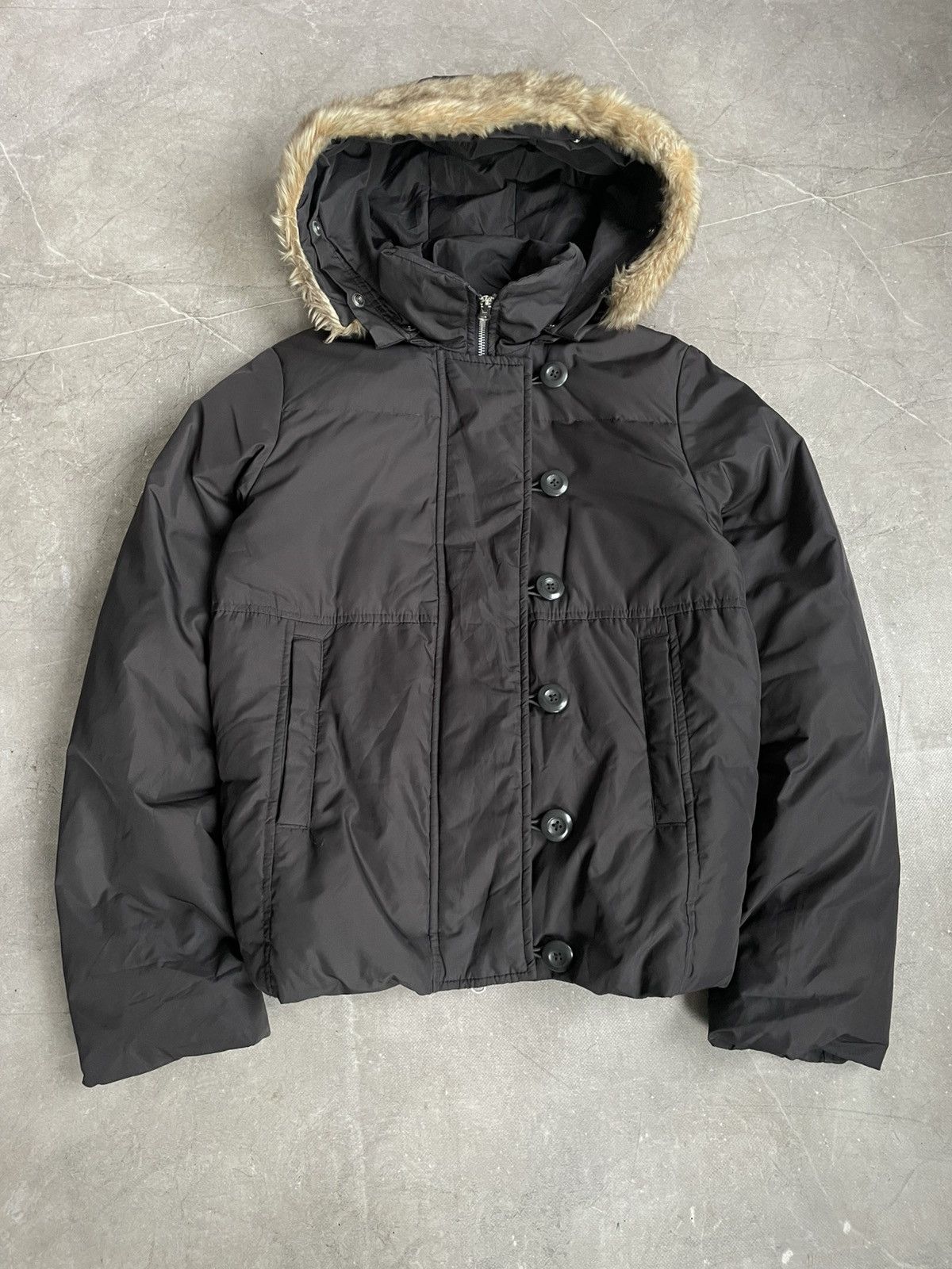 14th Addiction If six was nine fur hood bomber puff jacket y2k Size US M / EU 48-50 / 2 - 1 Thumbnail