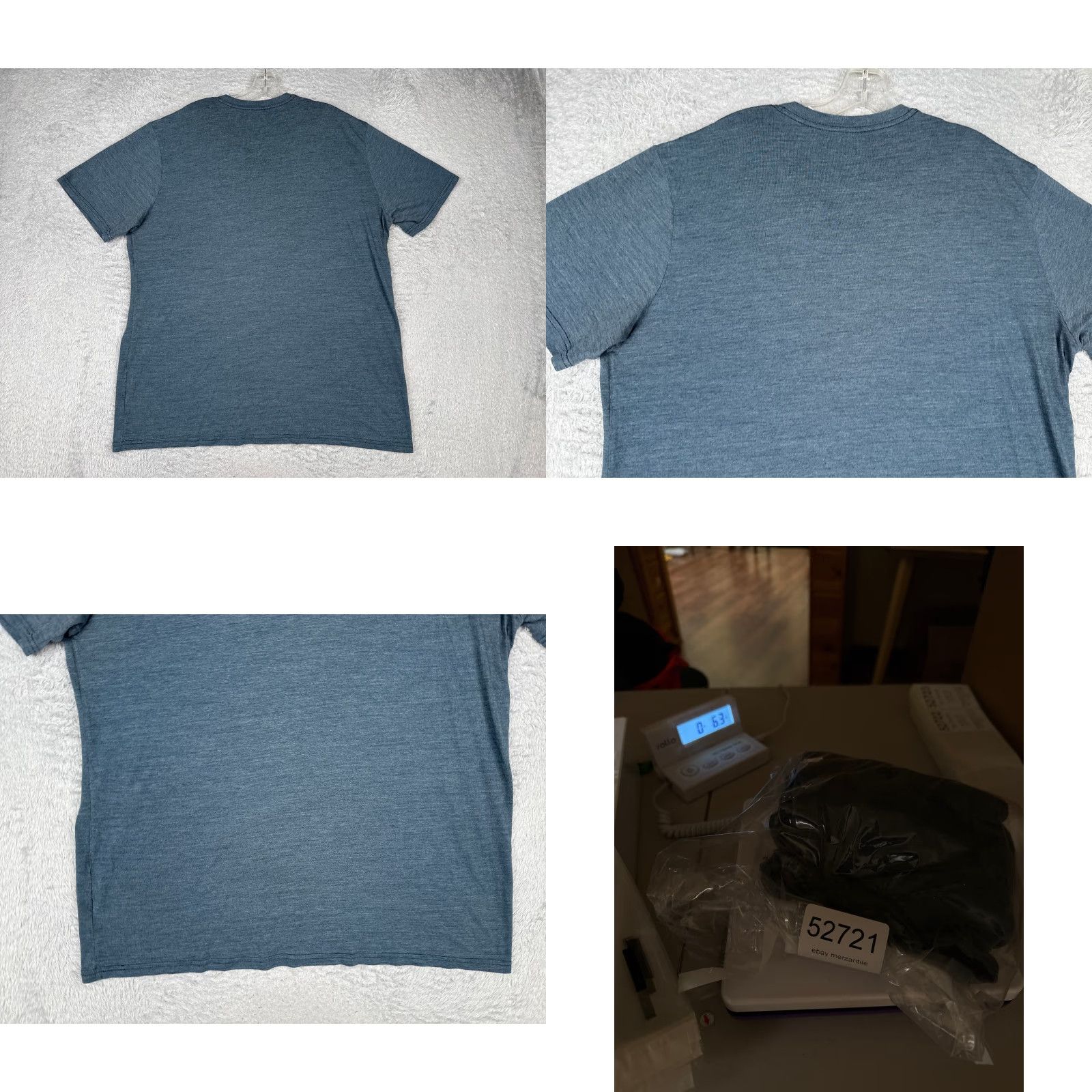 The North Face The North Face Shirt Men L Blue Short Sleeve Crew Neck Cotton Blend READ Size US L / EU 52-54 / 3 - 9 Thumbnail