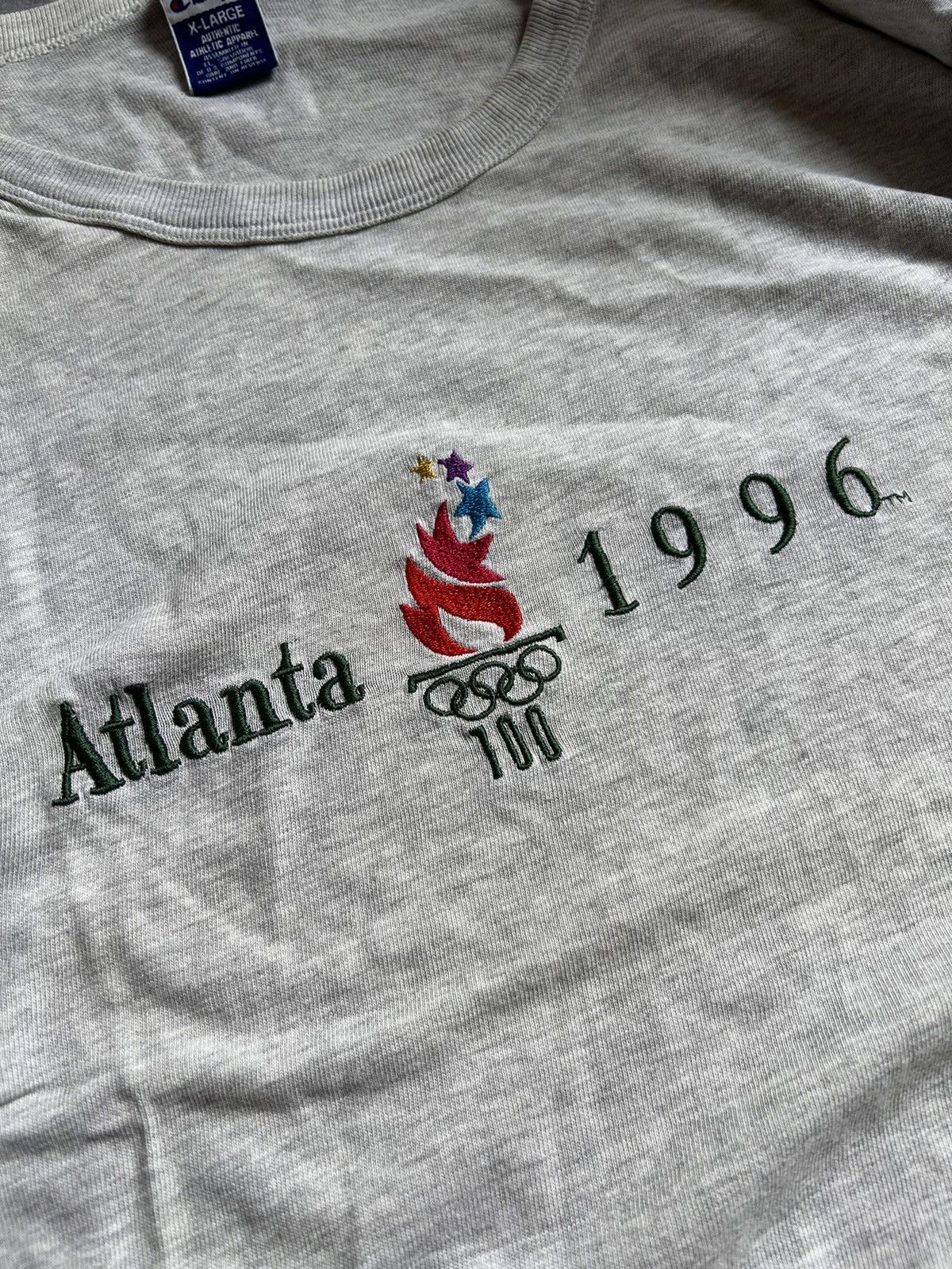 Champion Vintage Atlanta 1996 Champion big logo shirt mens Size US XL / EU 56 / 4 - 2 Thumbnail