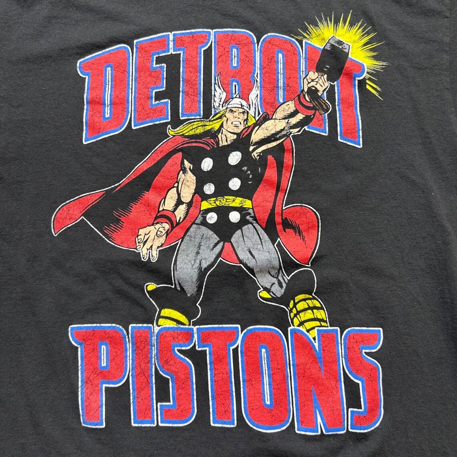 Marvel Comics Detroit Pistons Marvel T Shirt NBA x Marvel Men's Large Size US L / EU 52-54 / 3 - 2 Thumbnail