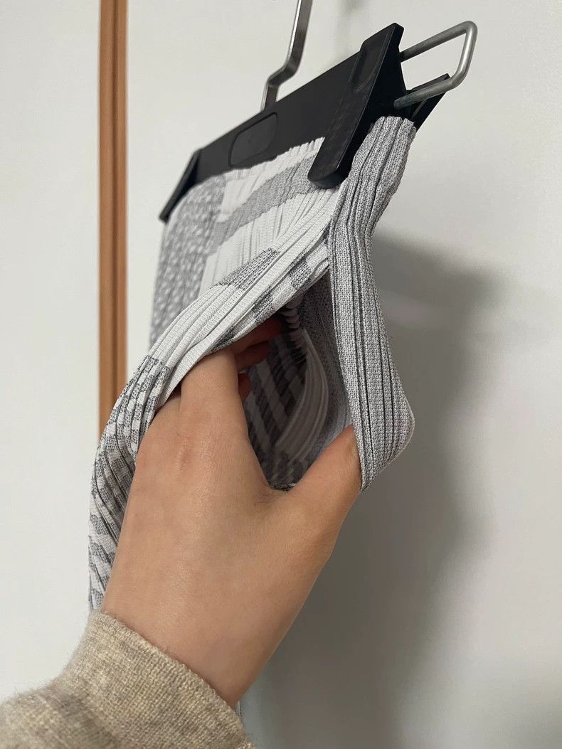 Issey Miyake issey miyake size:one size White and grey checkered capri Size 31" - 3 Thumbnail