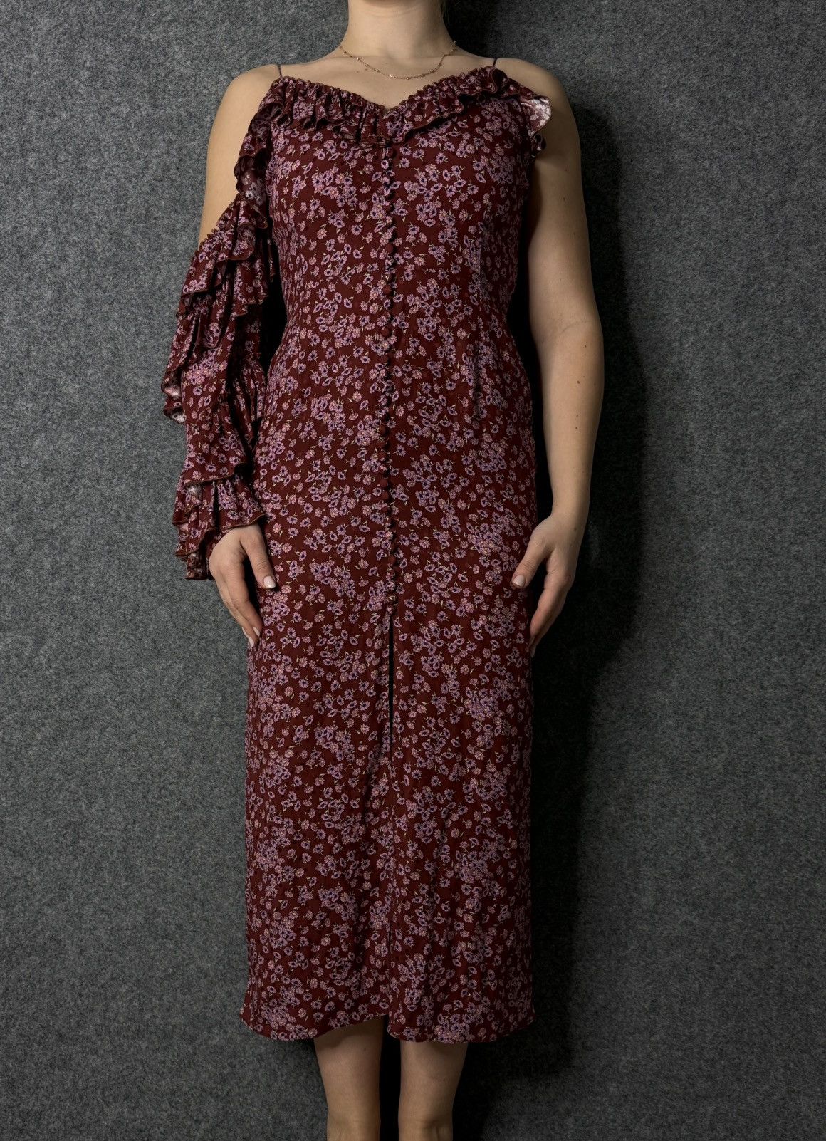 Magda Butrym Magda Butrym Floral Pattern Maxi silk dress size 36 Size S / US 4 / IT 40 - 1 Thumbnail