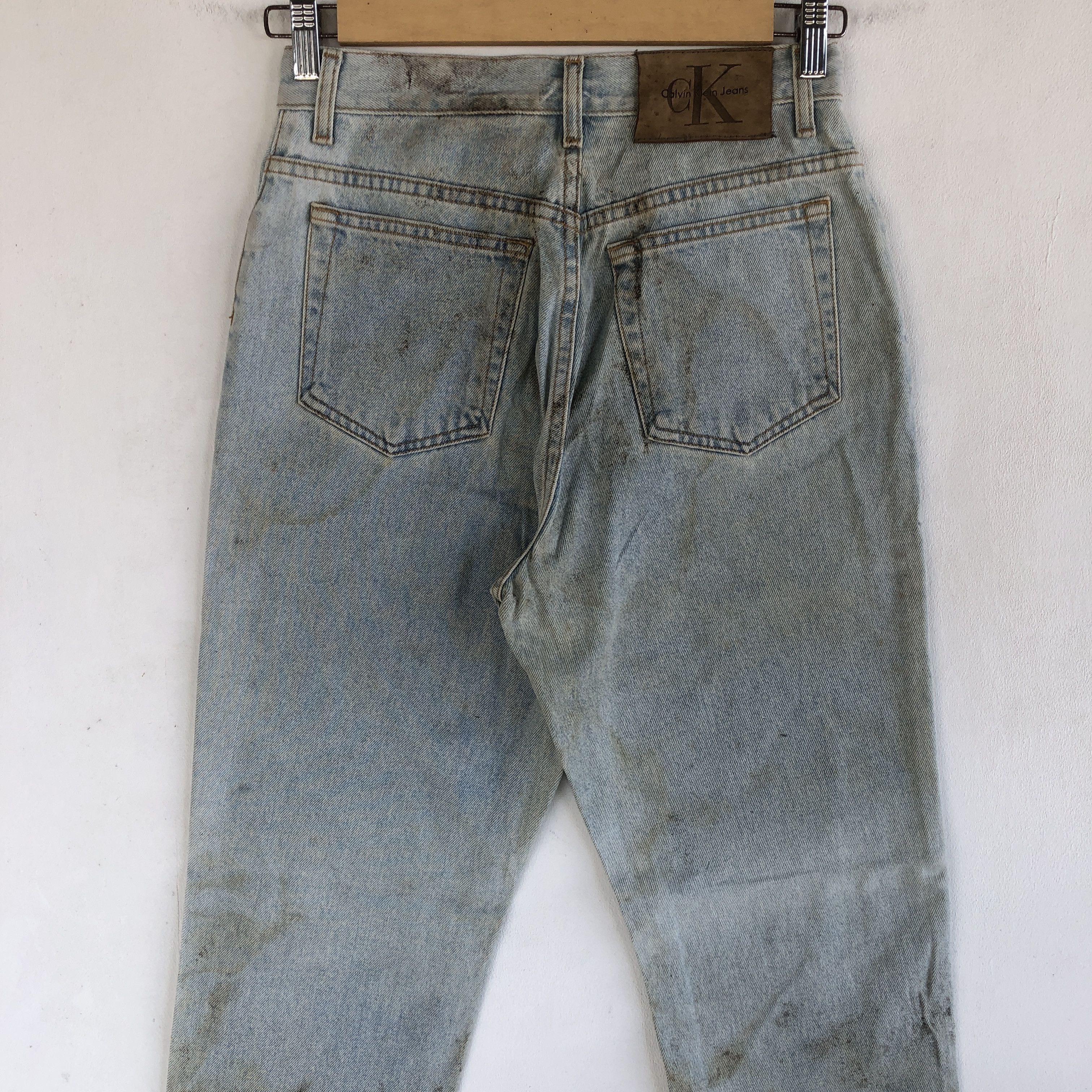 Calvin Klein Vintage Calvin Klein Jeans Dirty Calvin Klein Denim Pants Size 26" / US 2 / IT 38 - 4 Thumbnail