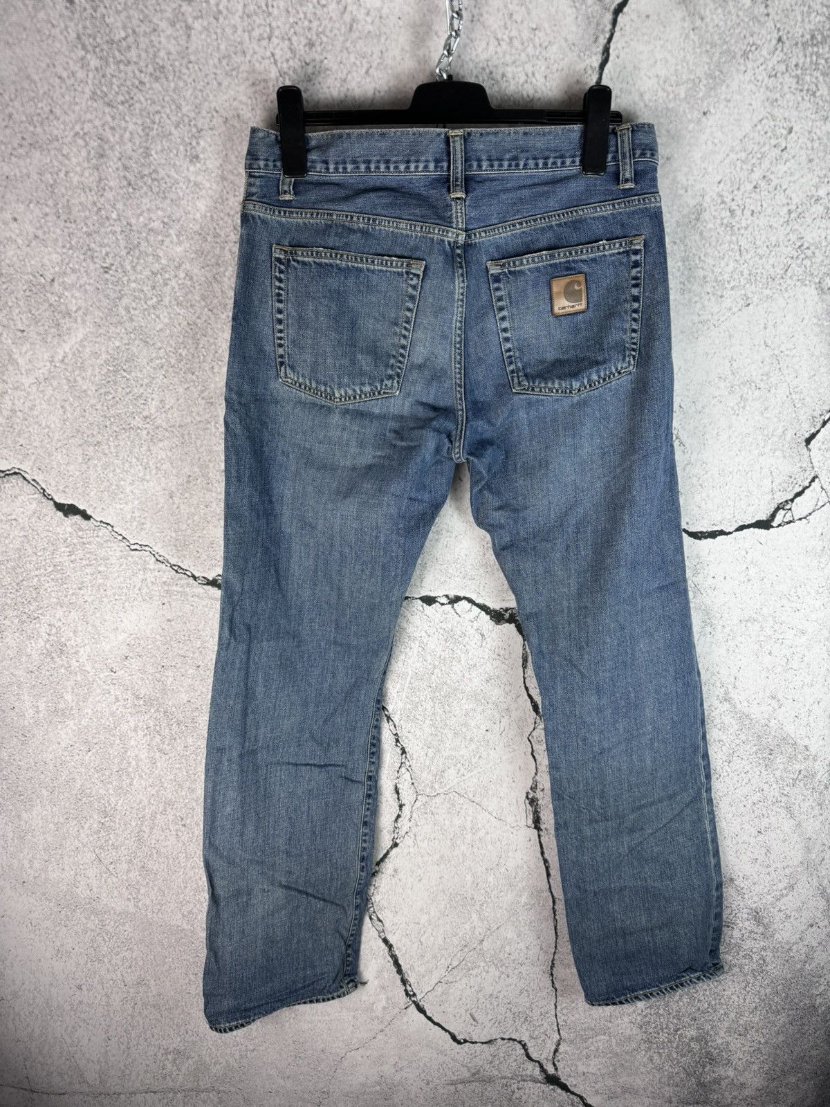 Carhartt Vintage Carhartt WIP Blue Denim Davies Pant Size US 32 / EU 48 - 1 Thumbnail