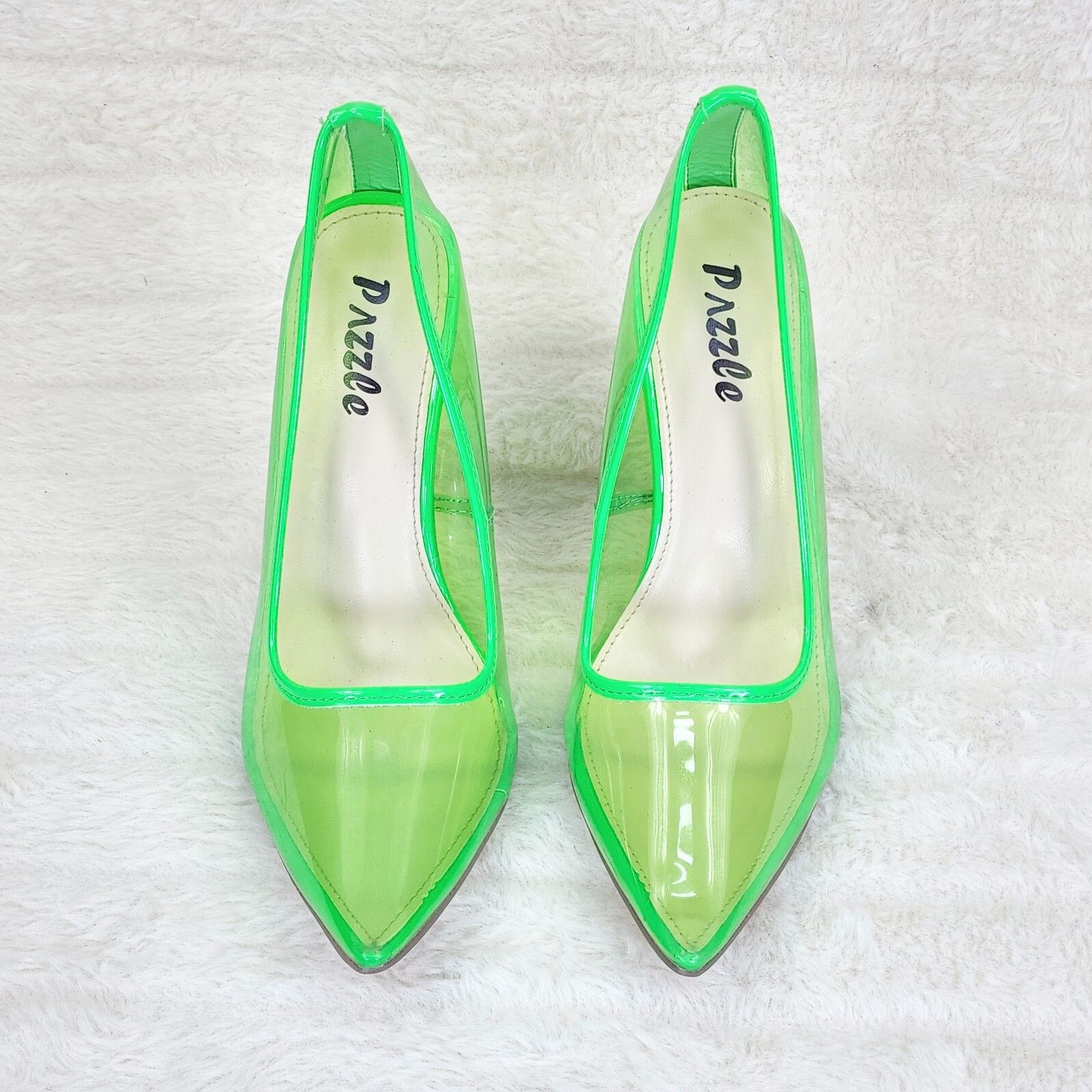 Other Baker PVC Jelly Translucent High Heel Pointy Toe Stiletto Pu Size US 7.5 / IT 37.5 - 3 Thumbnail