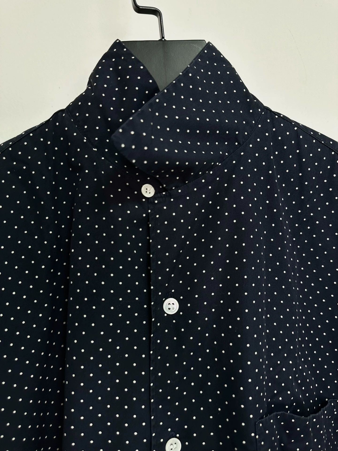 Comme des Garcons Comme des Garçons 89SS Navy Discharge Dot Shirt Size US M / EU 48-50 / 2 - 4 Thumbnail