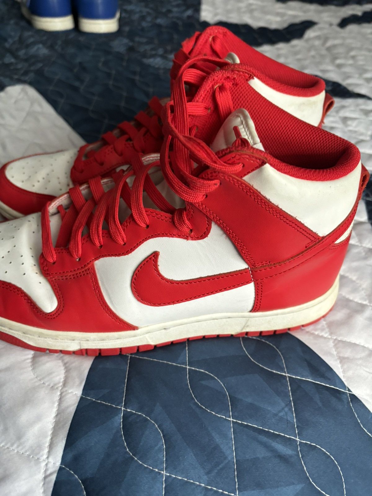 Nike Nike Dunk High University Red Size US 10 / EU 43 - 4 Thumbnail