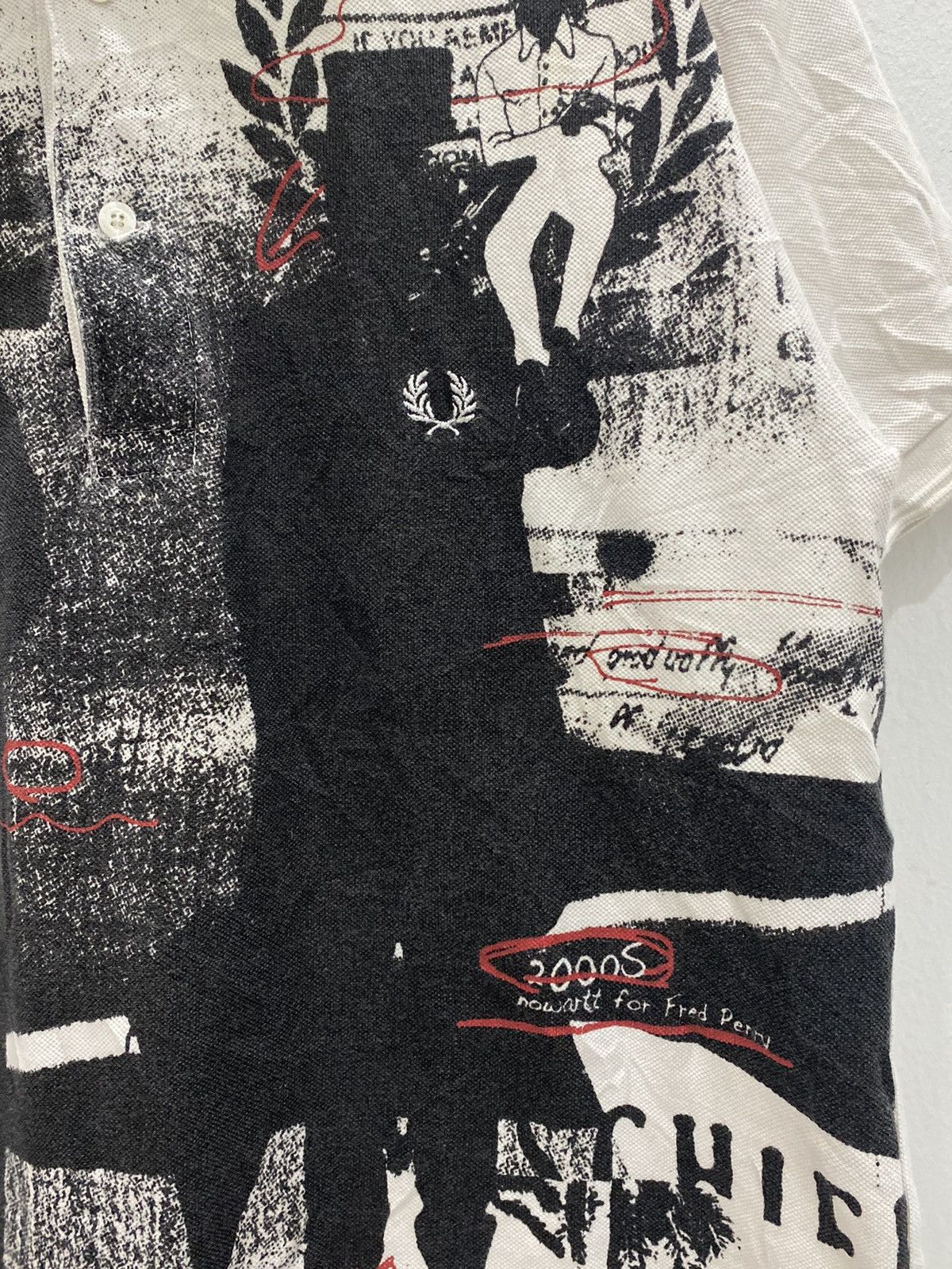 FRED PERRY×nowartt Fred Perry Nowartt Art Polo Shirt - benaras.co