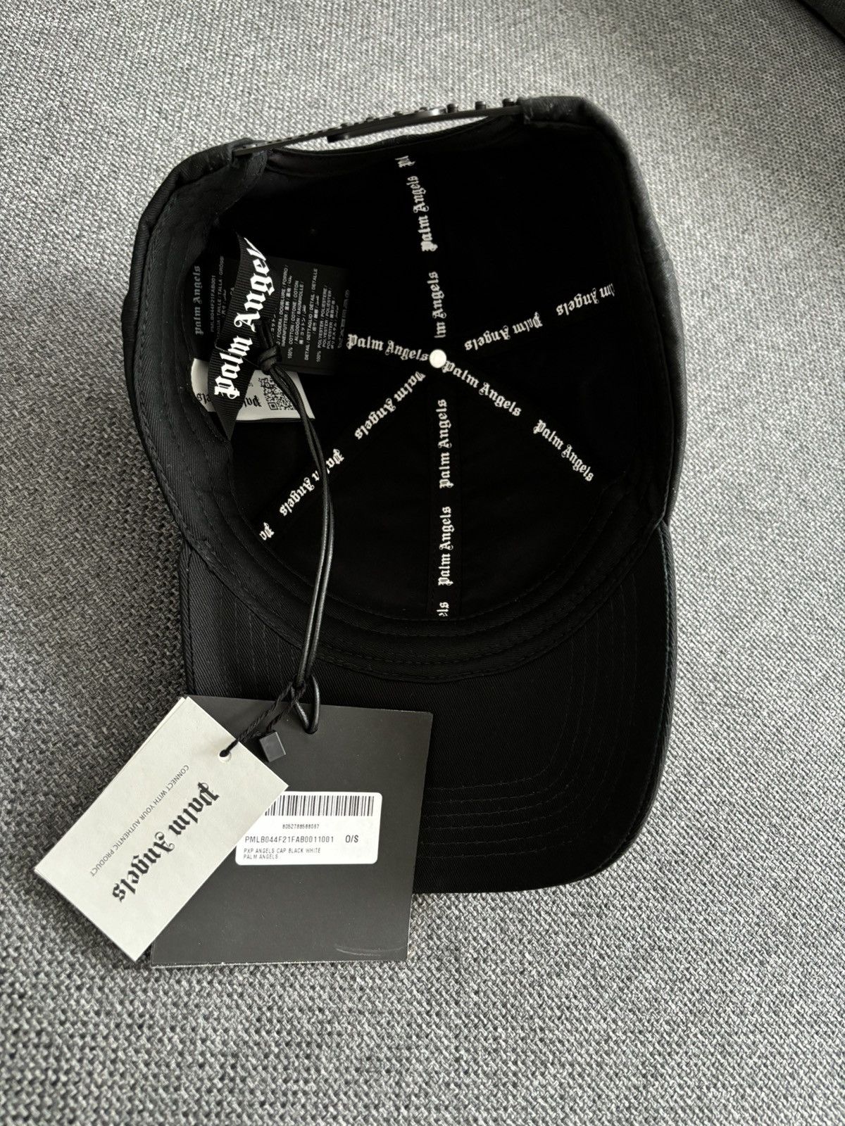 Palm Angels Palm Angels Logo Embroidered Cap Black Size ONE SIZE - 5 Thumbnail